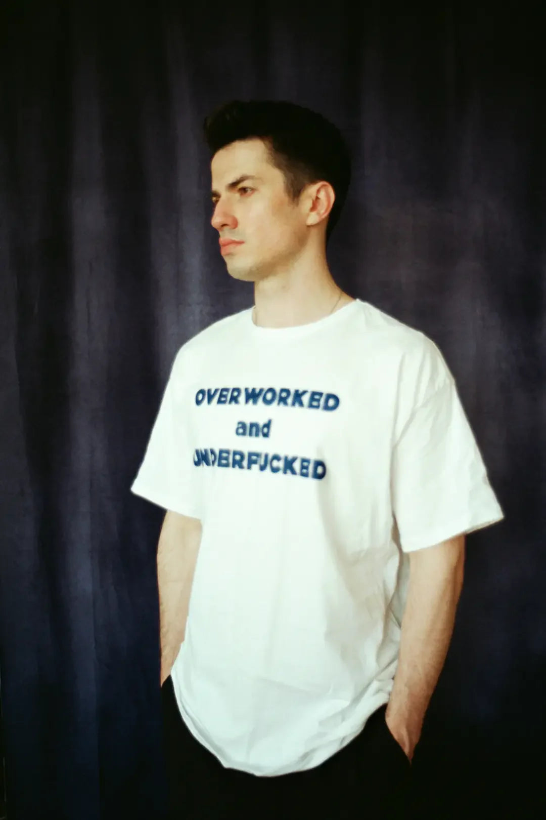 Mujj Studio-Overworked And Underfucked T Shirt-T-Shirts-3-Milagron.com