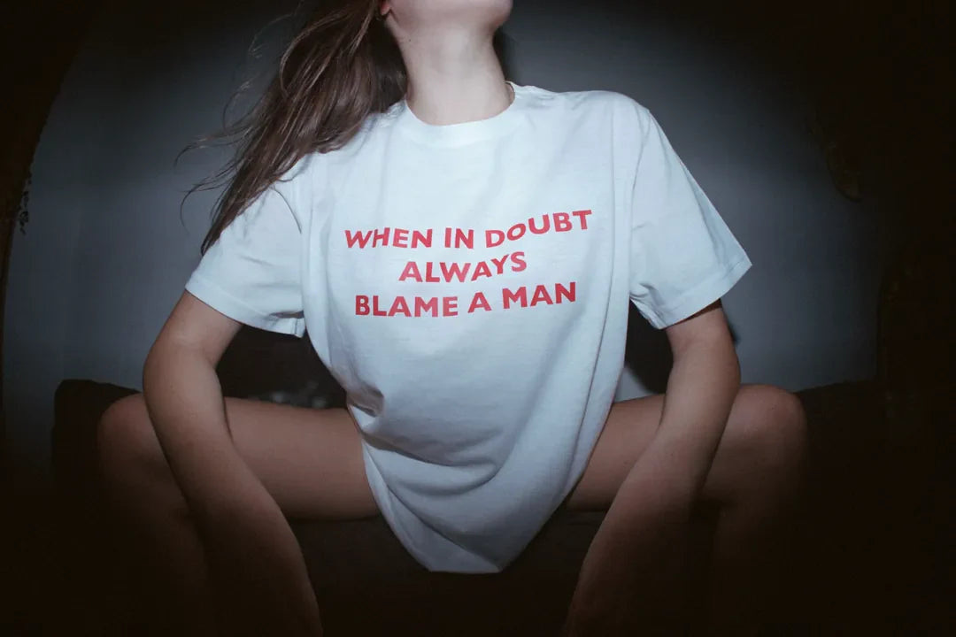 Mujj Studio-When In Doubt Always Blame A Man T Shirt-T-Shirts-2-Milagron.com