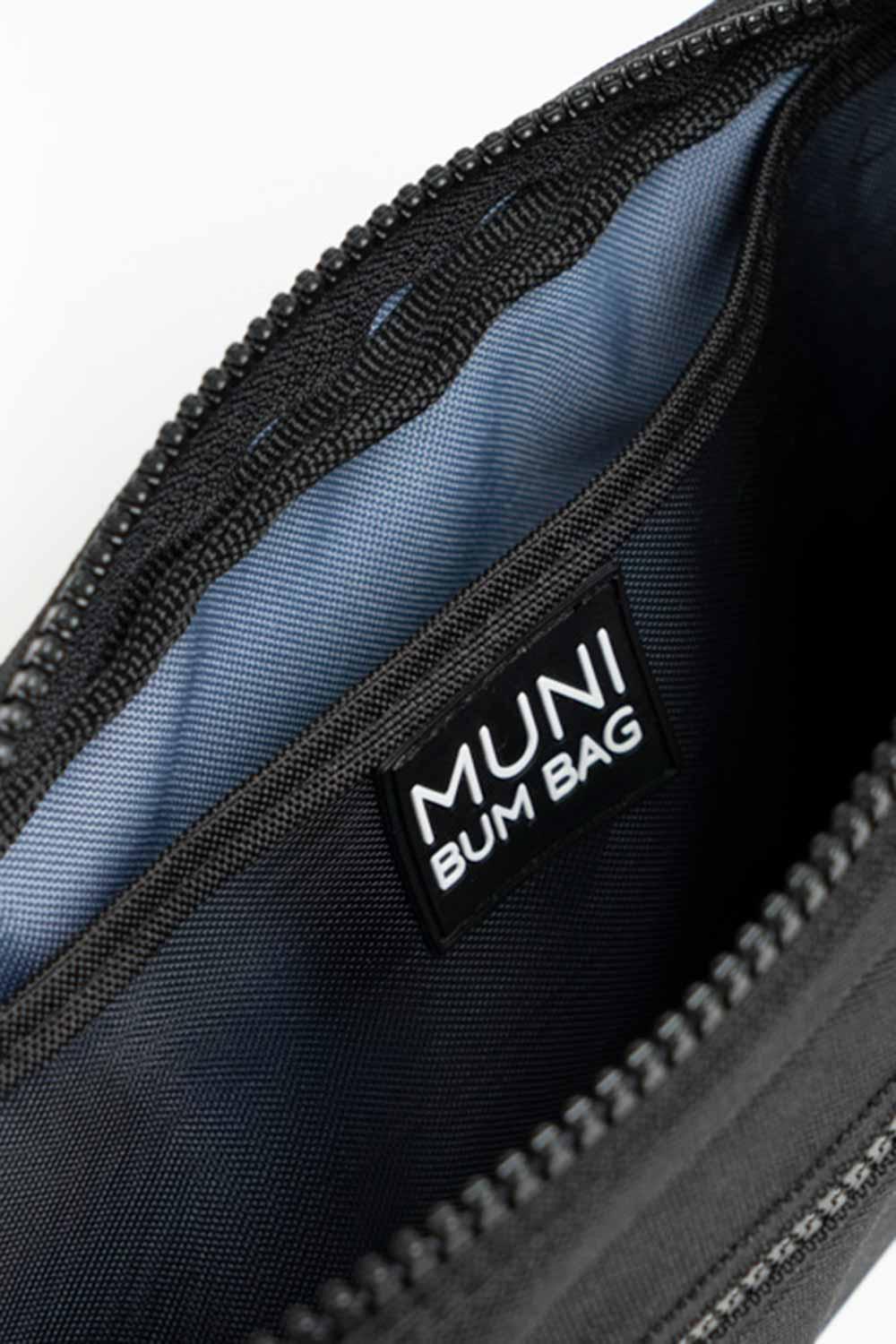 Muni Bum Bag-Black Bumbag-Bel Çantası-4-Milagron.com