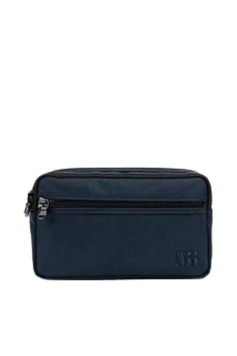 Muni Bum Bag-Grace Navy Blue Double Bumbag-Bel Çantası-1-Milagron.com