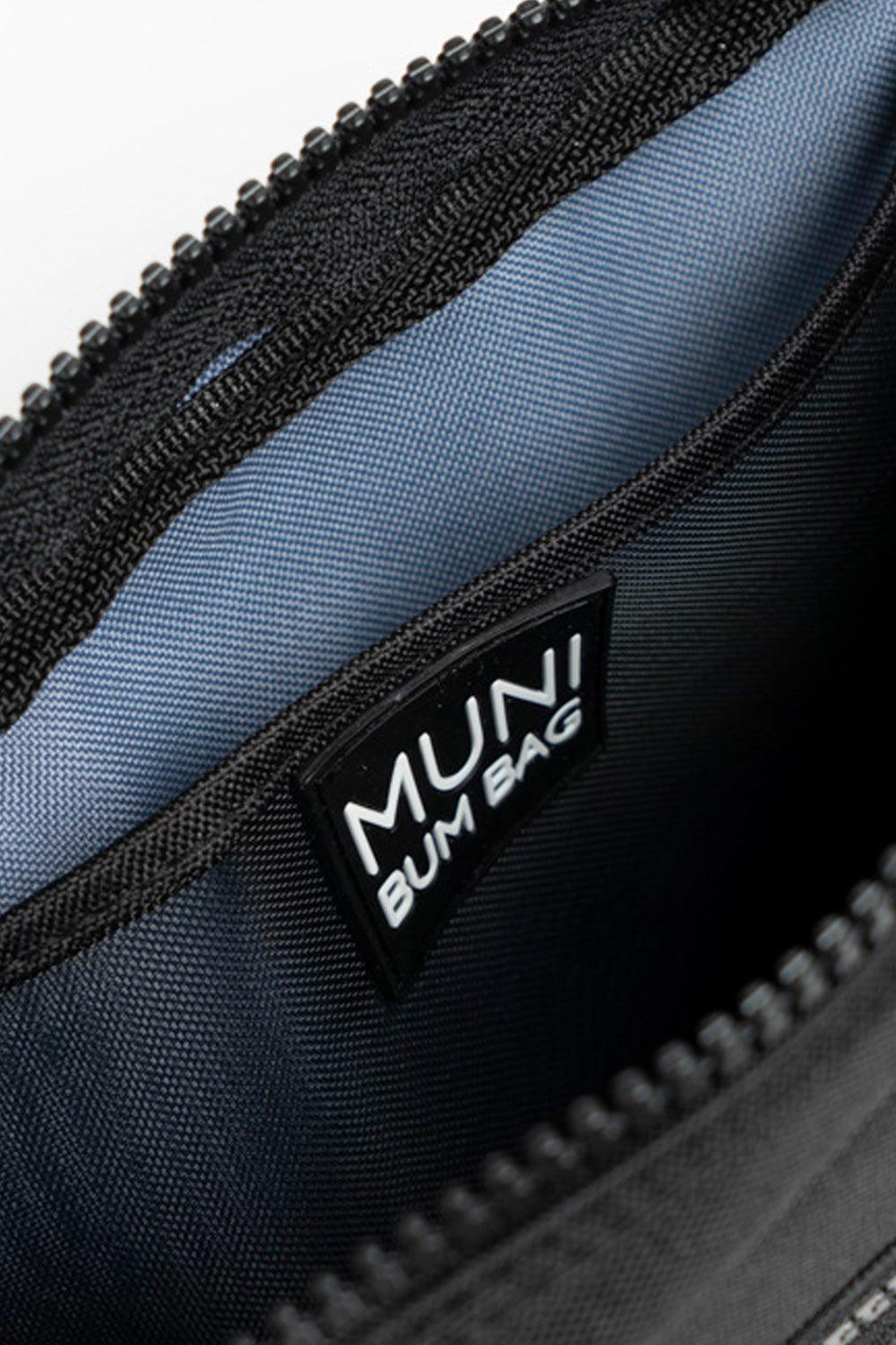 Muni Bum Bag-Grace Single Bumbag Black-Bel Çantası-4-Milagron.com