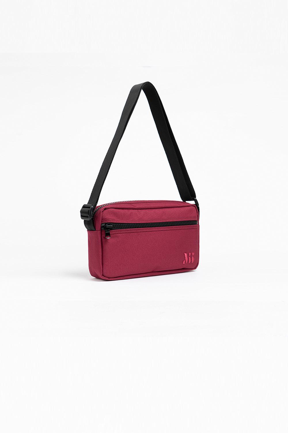 Muni Bum Bag-Grace Under Arm Cherry-Bel Çantası-2-Milagron.com