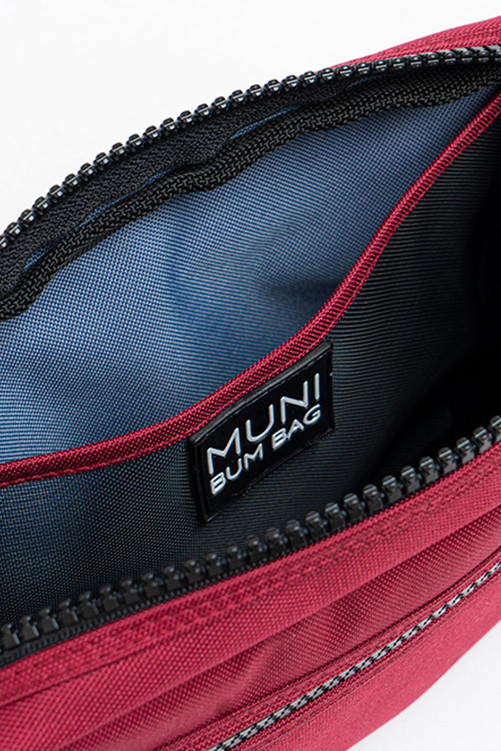 Muni Bum Bag-Grace Under Arm Cherry-Bel Çantası-4-Milagron.com
