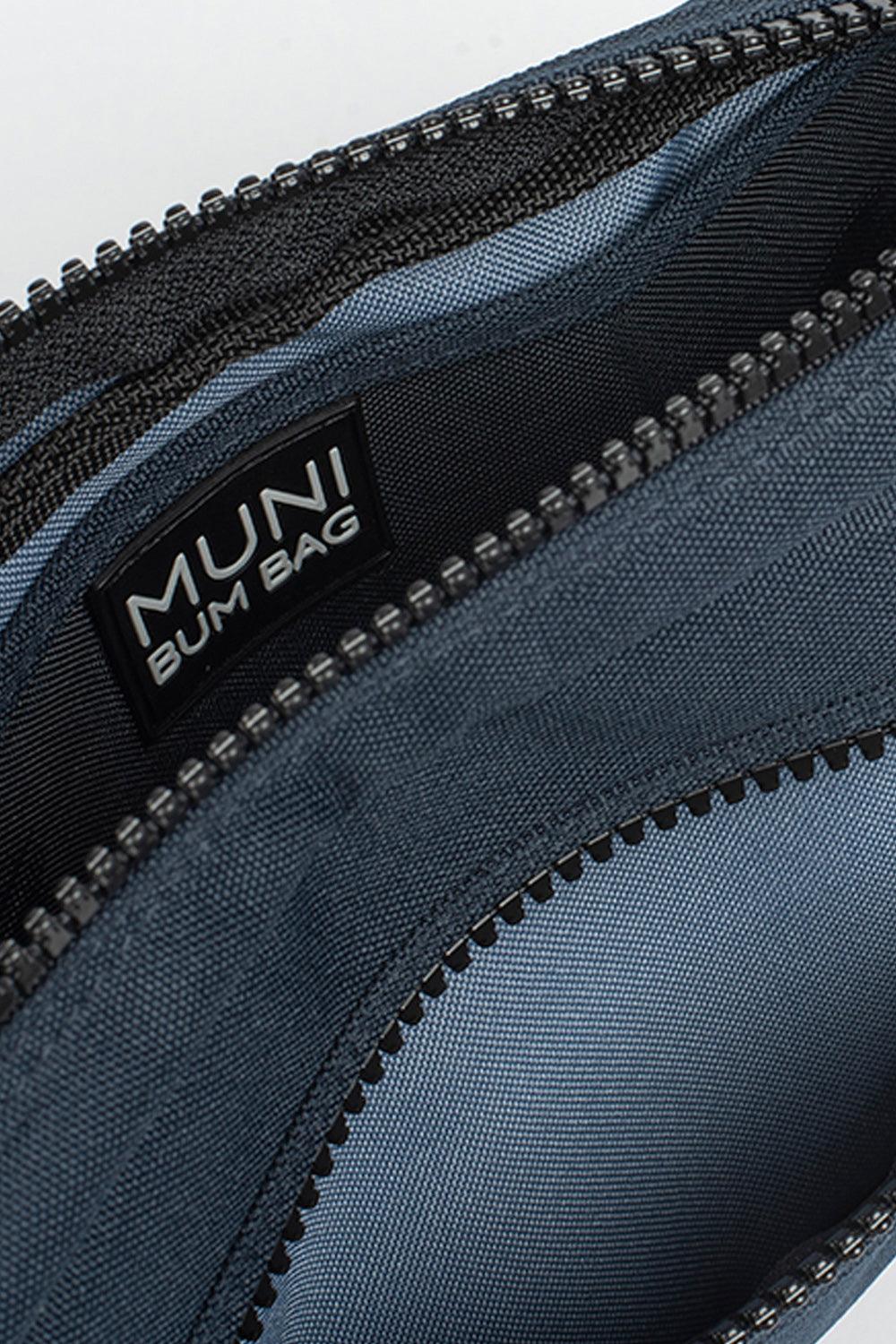 Muni Bum Bag-Grace Under Arm Navy-Bel Çantası-4-Milagron.com