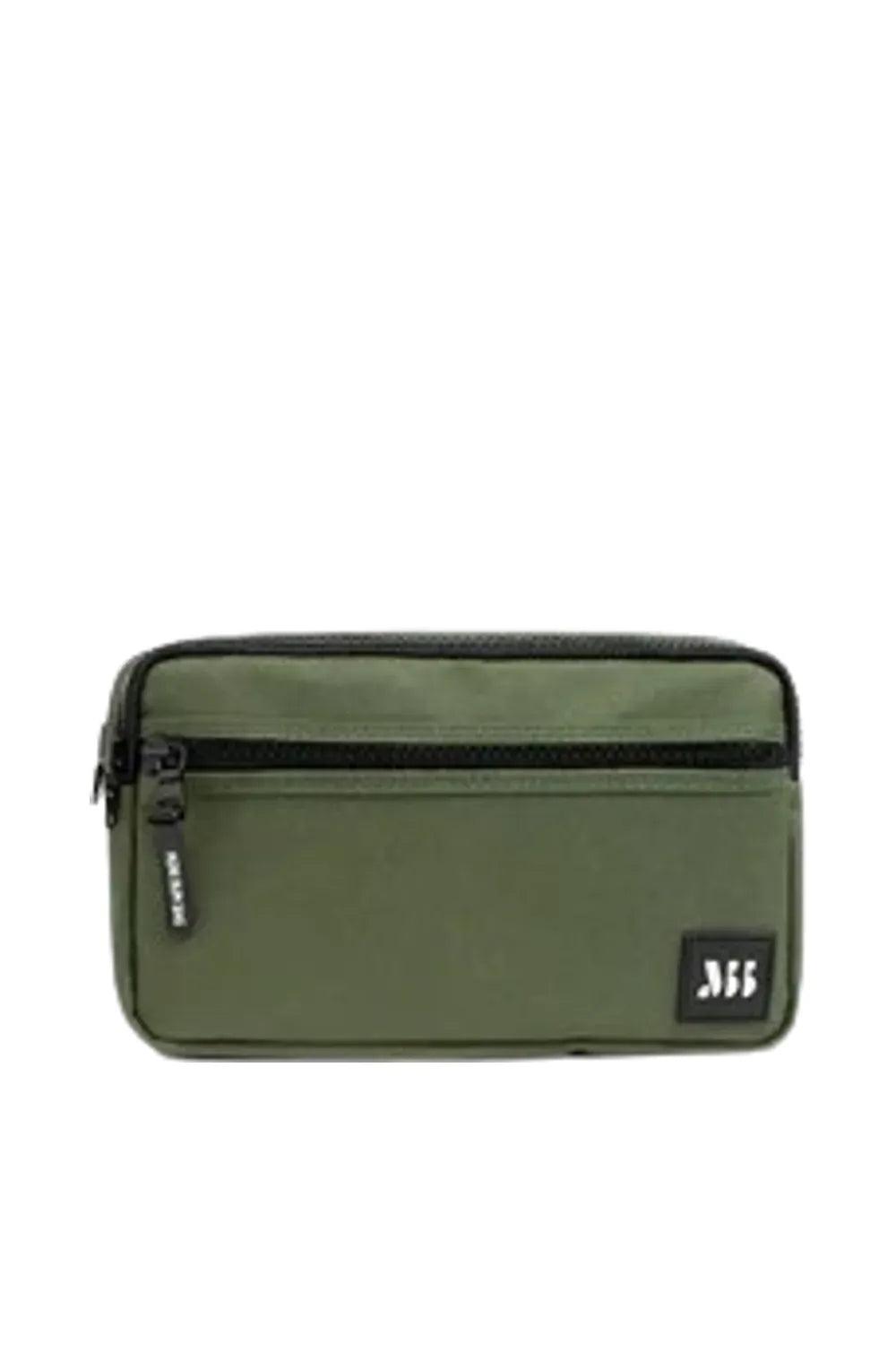 Muni Bum Bag-Khaki Double Bumbag-Bel Çantası-1-Milagron.com