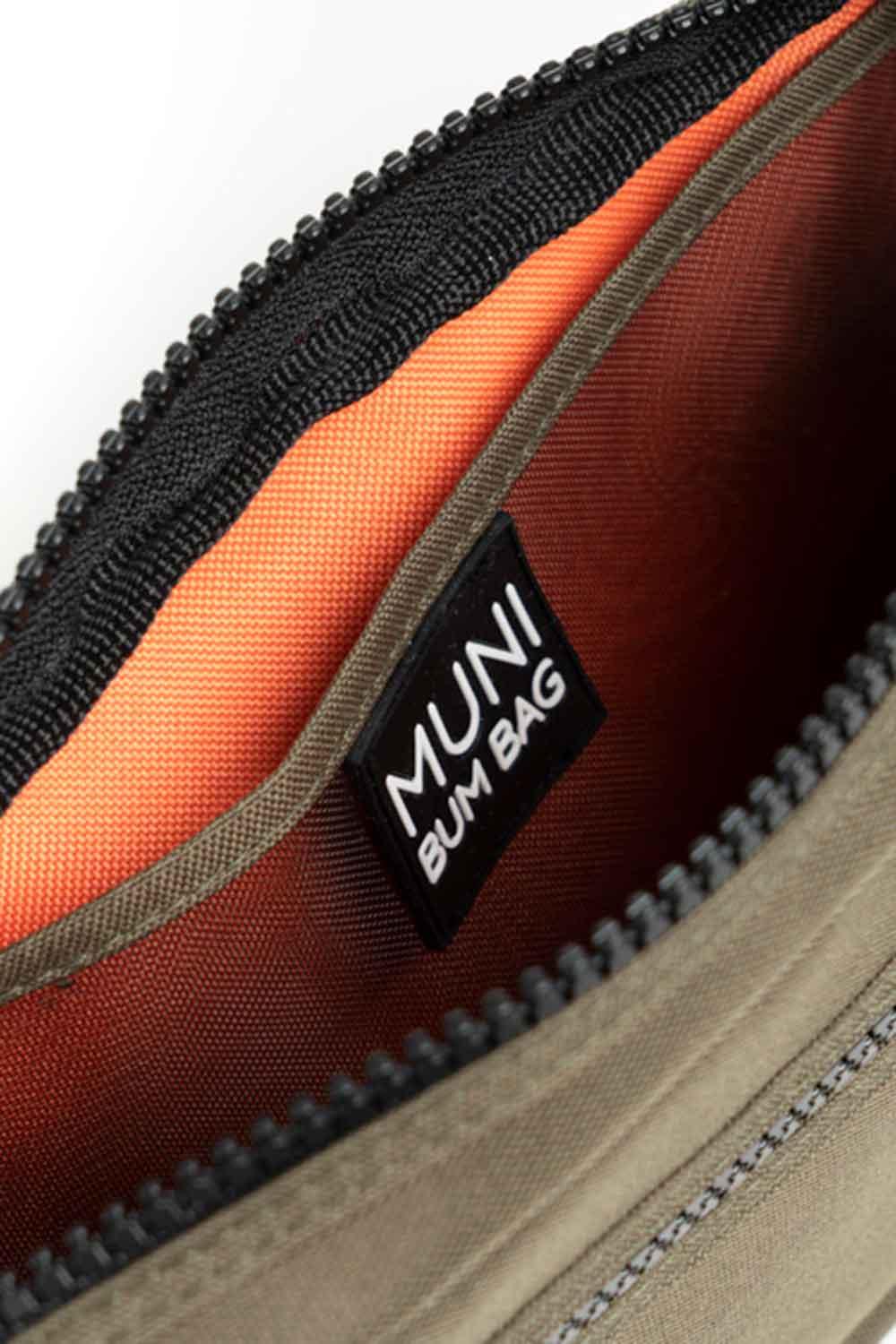 Muni Bum Bag-Single Bumbag Khaki-Bel Çantası-4-Milagron.com