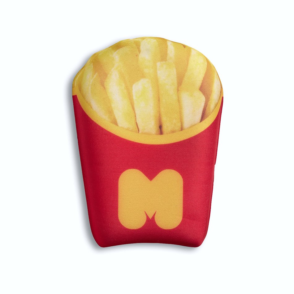Mustard-Mustard Fries Mouse Silikon Bilek Desteği-Mouse Pad-2-Milagron.com