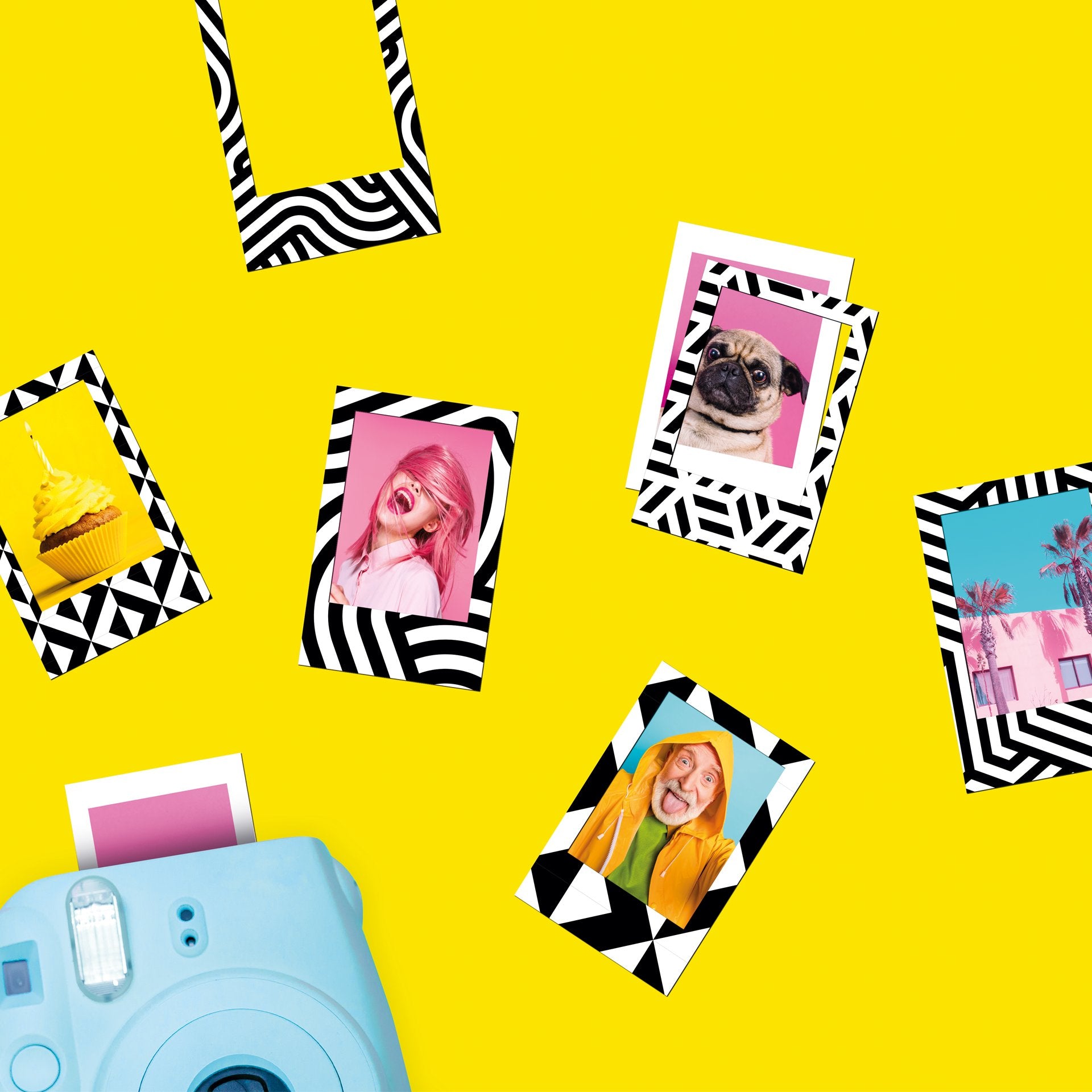 Mustard-Mustard Monokrom Manyetik çerçeveler-Magnet-2-Milagron.com