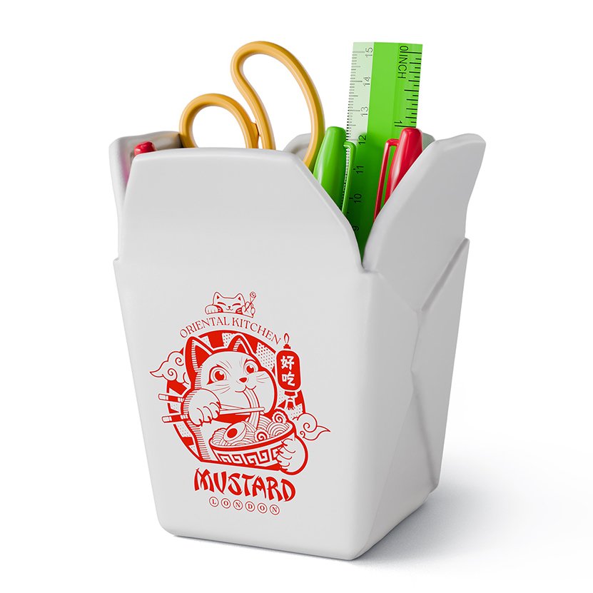 Mustard-Mustard Noodle Seramik Kalemlik-Mustard-1-Milagron.com