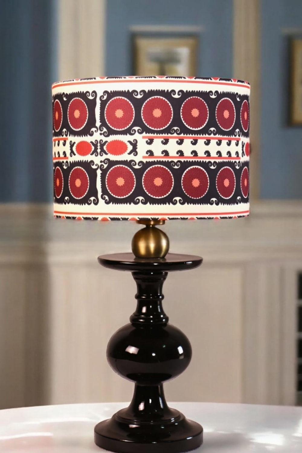 Mystic Shine Design-Cosmos El Yapımı Ahşap Abajur-Abajur-2-Milagron.com