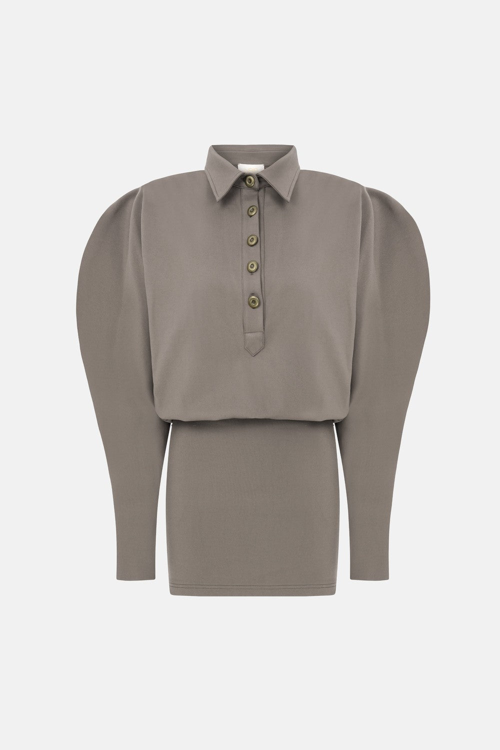 Naia-Lucky Elbise / Taş Rengi-Elbise-7-Milagron.com