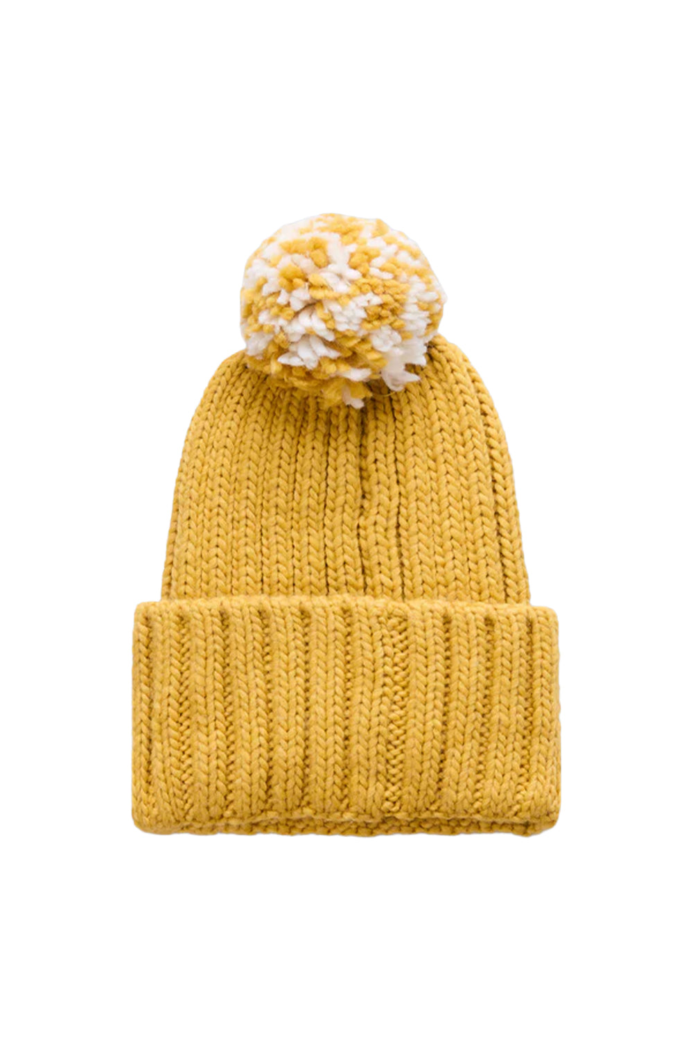 Napapijri-Semiury Gold Flake Ponponlu Sarı Bere-Bere-3-Milagron.com