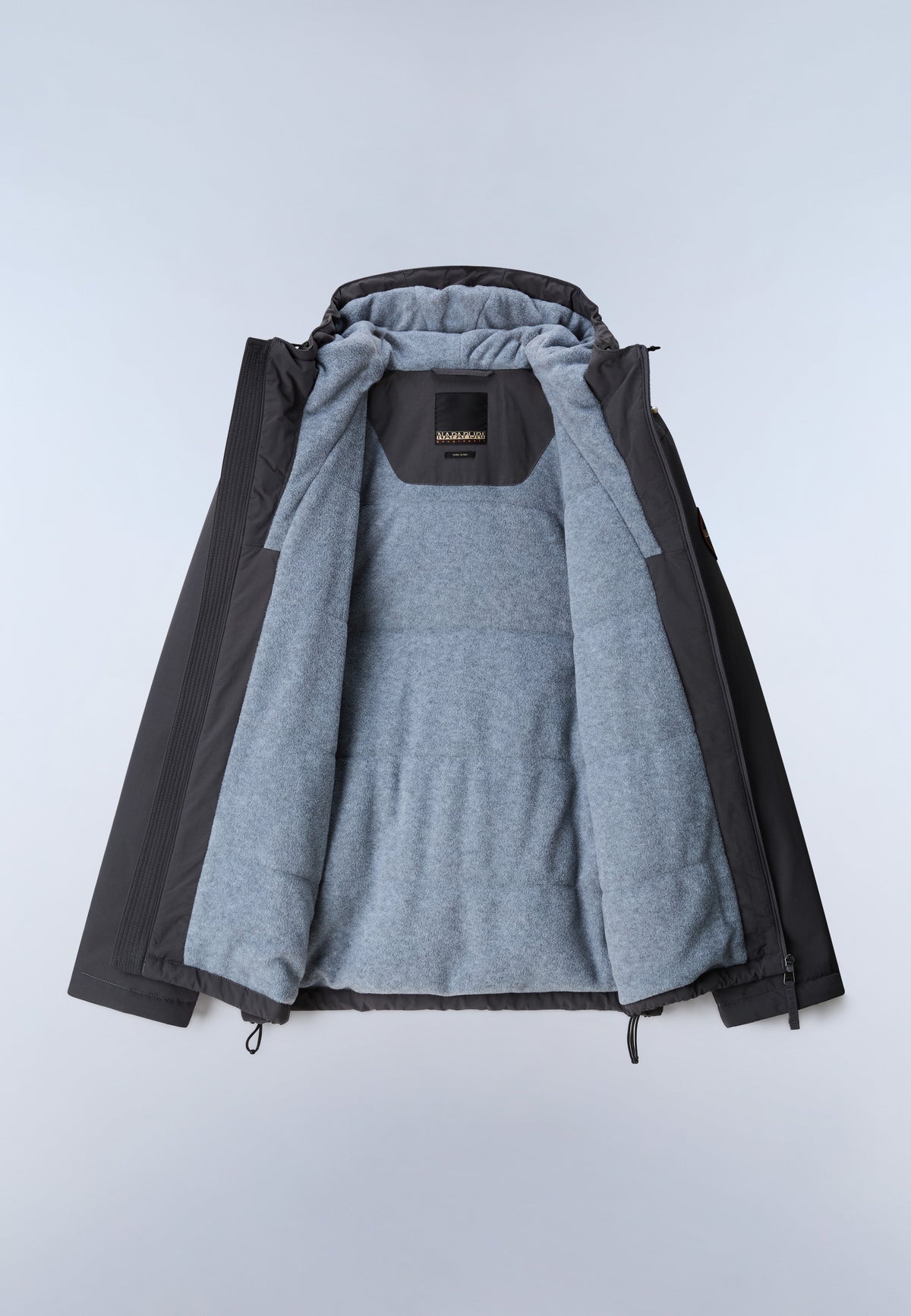 Napapijri-Rainforest Open Wi Dark Grey Solid-Yağmurluk-8-Milagron.com