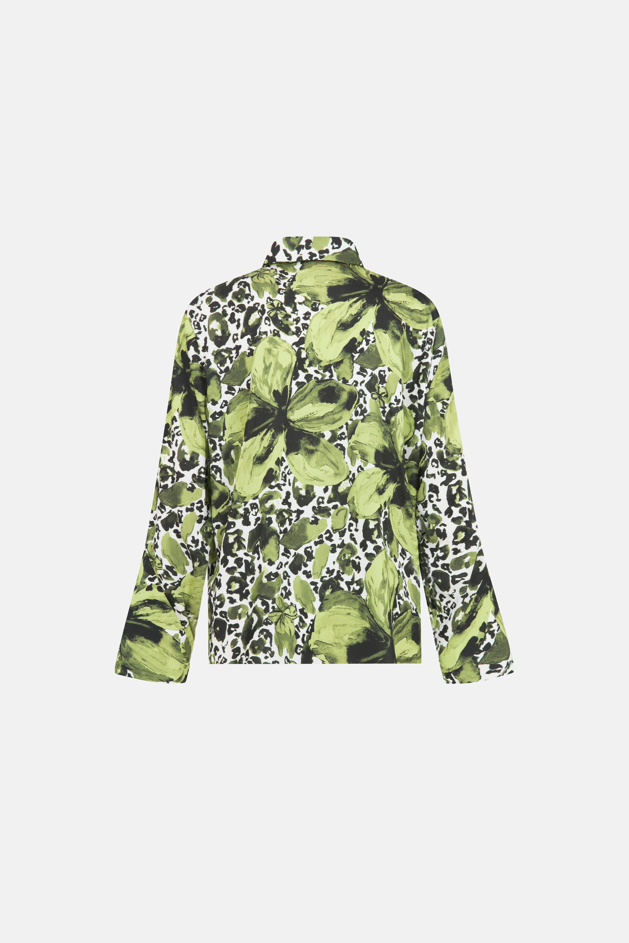 Naia-Aura Şortlu Takım / Siyah Yeşil Çiçekli-Alt - Üst Takım-5-Milagron.com