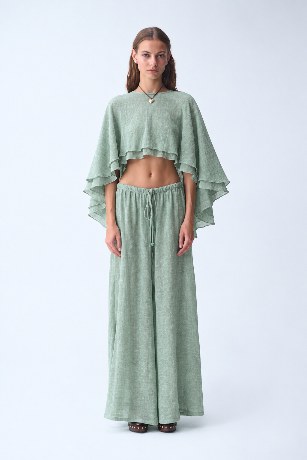 Summer Pantolon / YeşiL Ekose