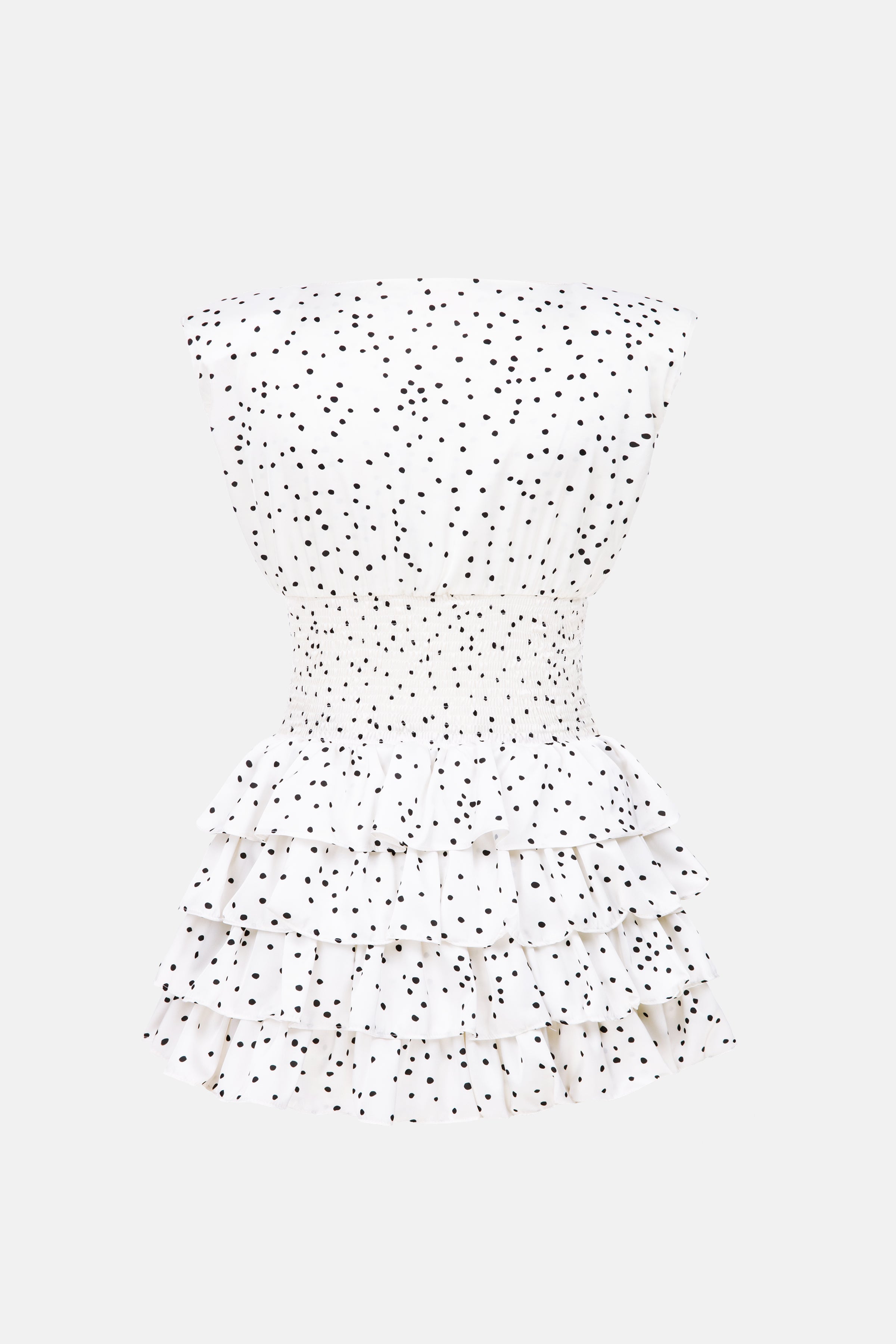 Naia-Coco Puanti̇yeli̇ Elbi̇se / Beyaz-Elbise-2-Milagron.com