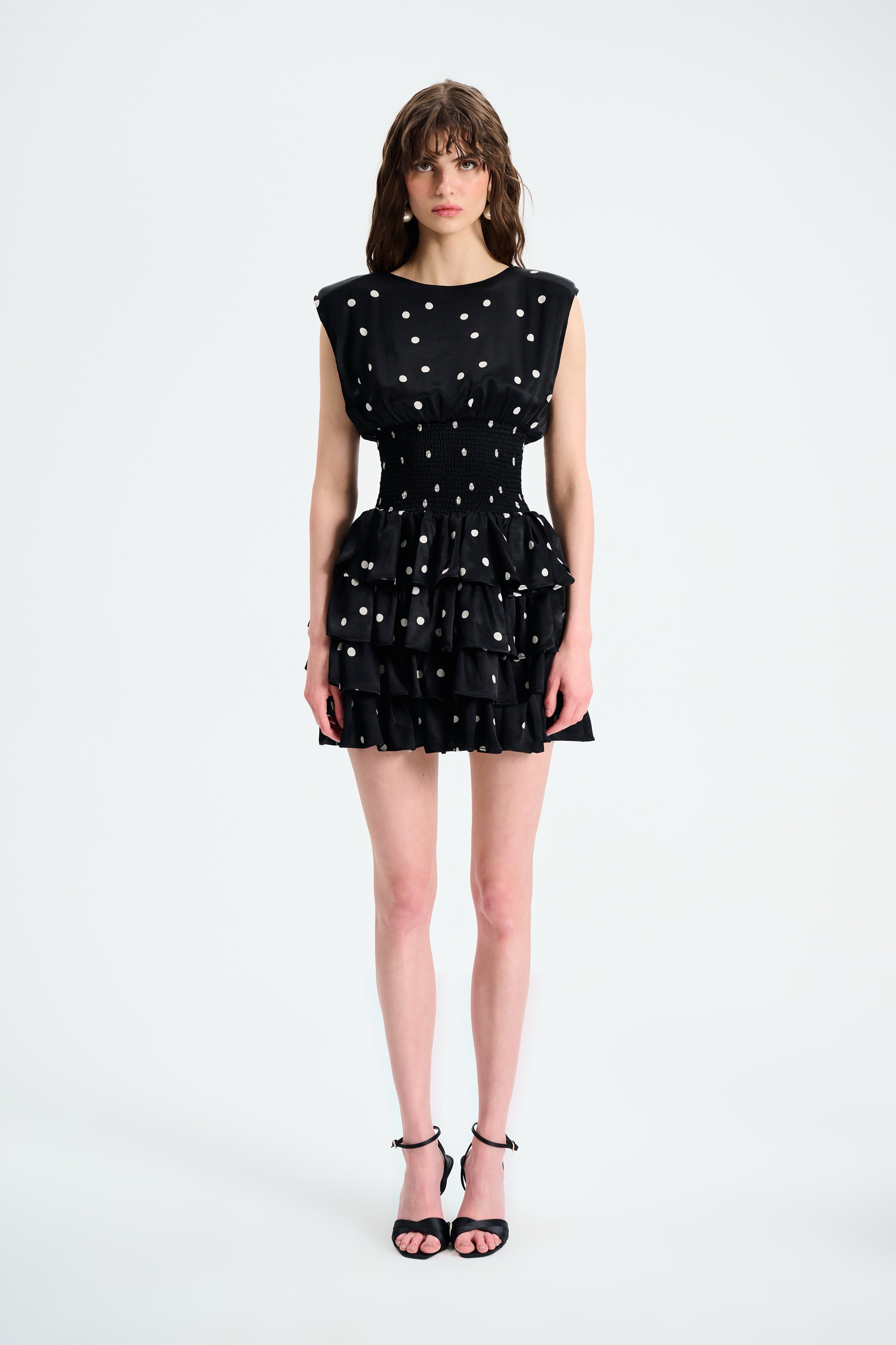 Naia-Coco Puanti̇yeli̇ Elbi̇se / Si̇yah-Elbise-6-Milagron.com