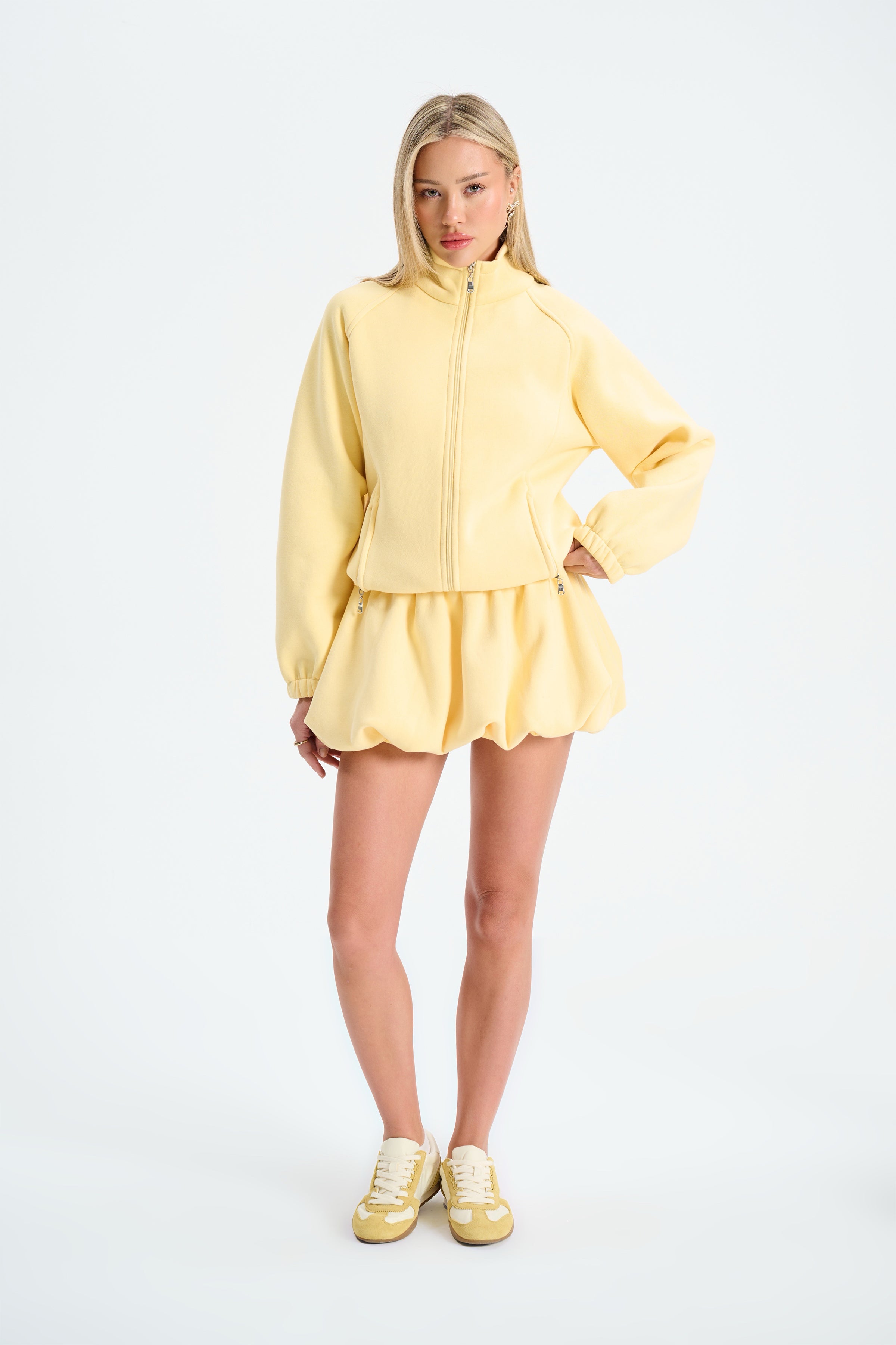 Naia-Cozy Sweatshirt / Sarı-Sweatshirts & Hoodies-1-Milagron.com