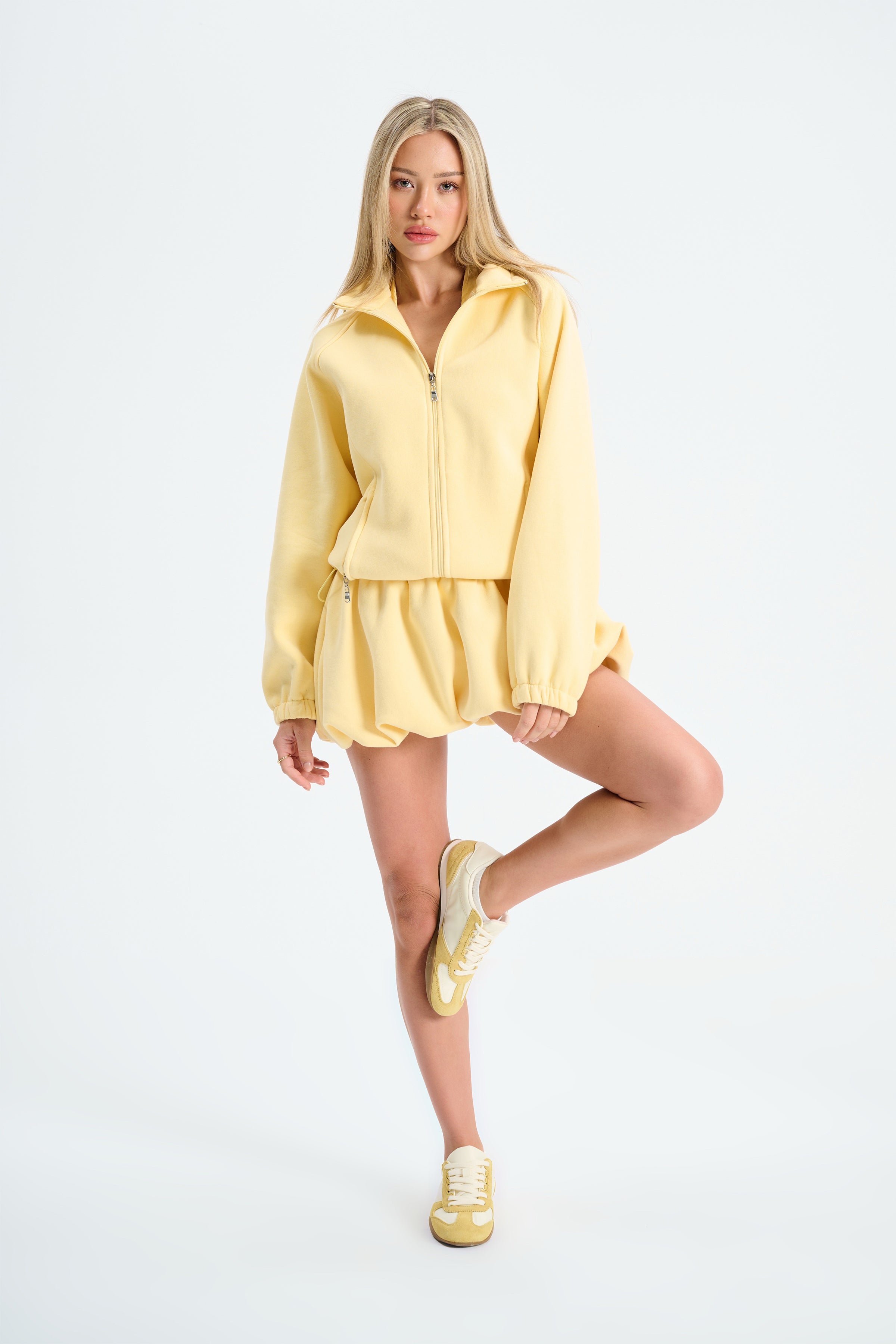 Naia-Cozy Sweatshirt / Sarı-Sweatshirts & Hoodies-4-Milagron.com