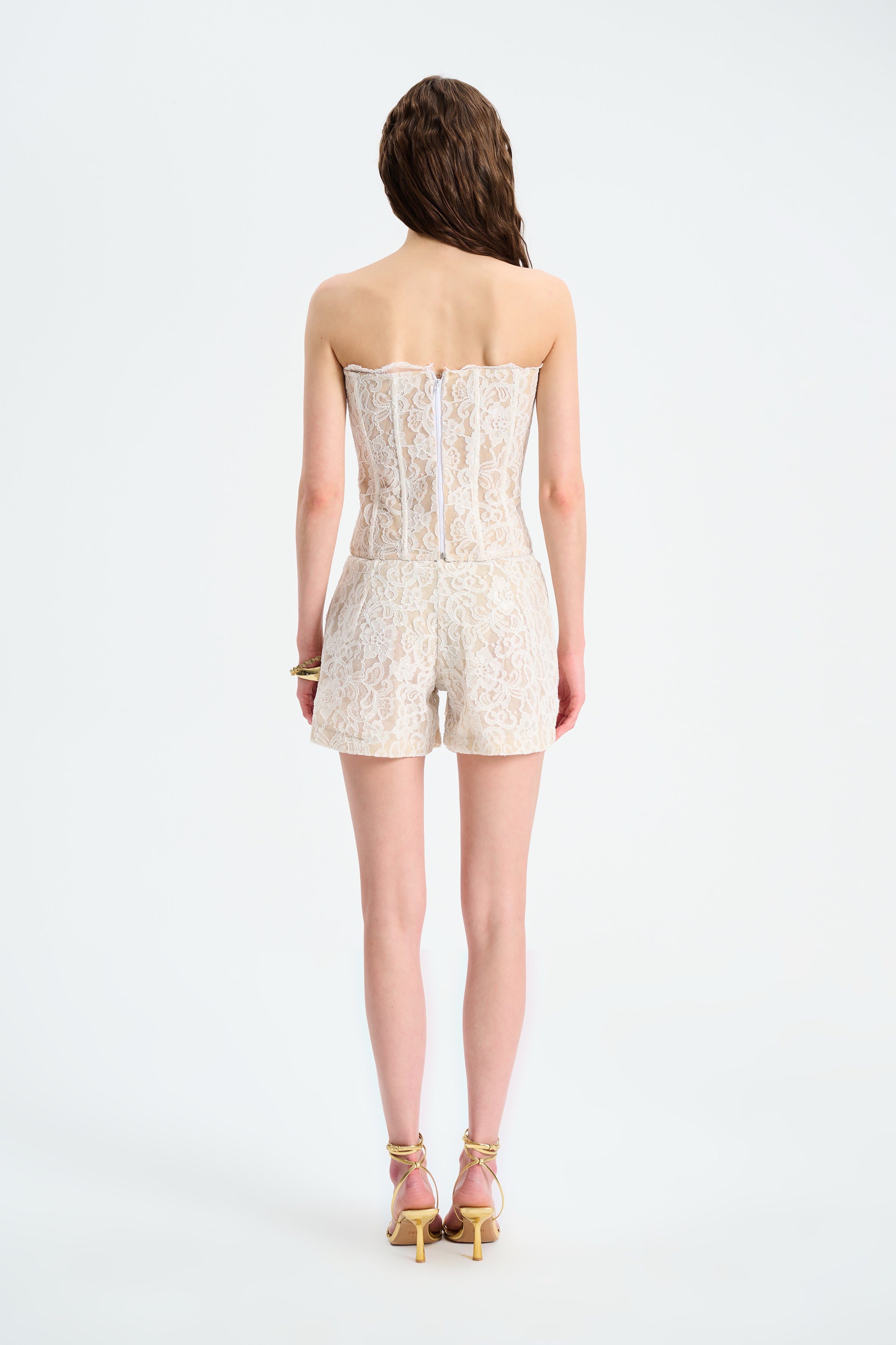 Naia-Grace Top / Ekru Dantel-Top-3-Milagron.com