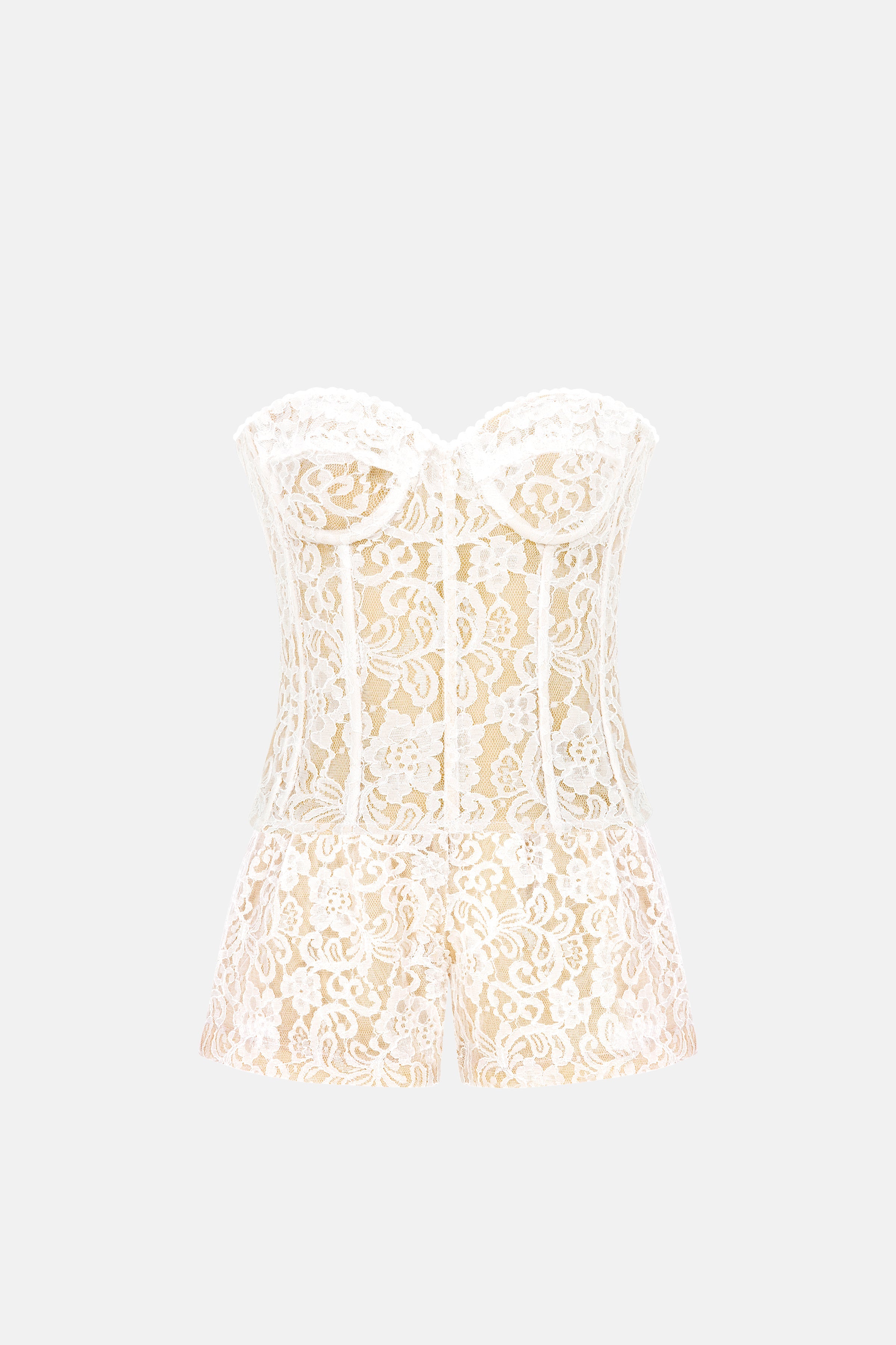 Naia-Grace Top / Ekru Dantel-Top-7-Milagron.com