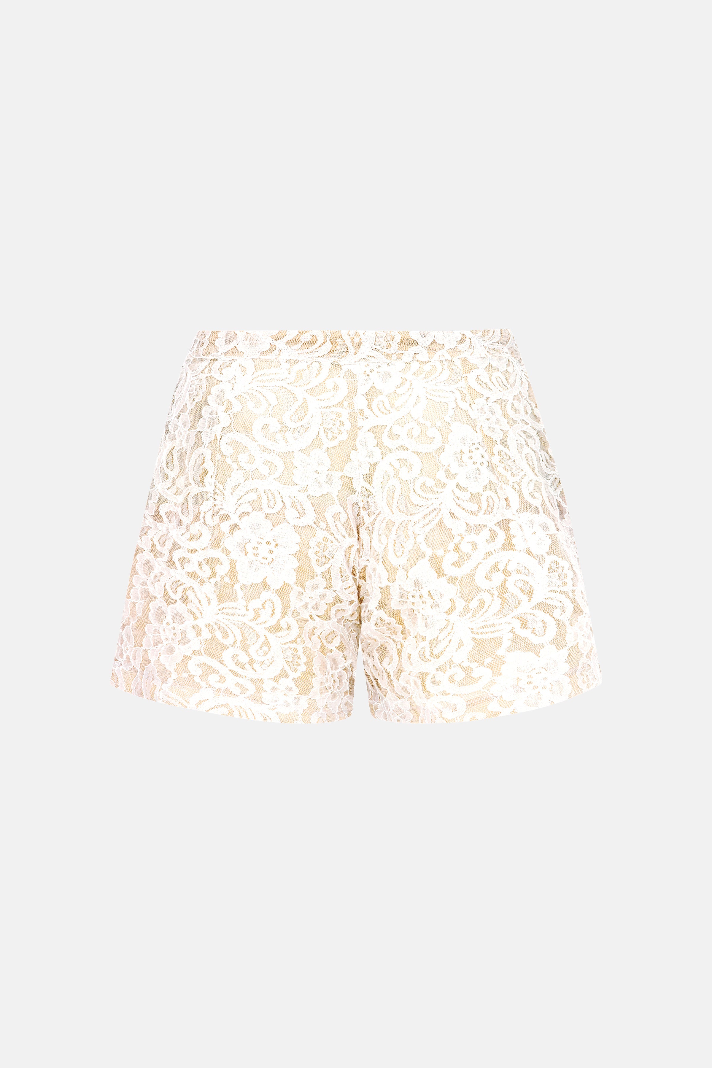 Naia-Grace şort / Ekru Dantel-Şort-5-Milagron.com