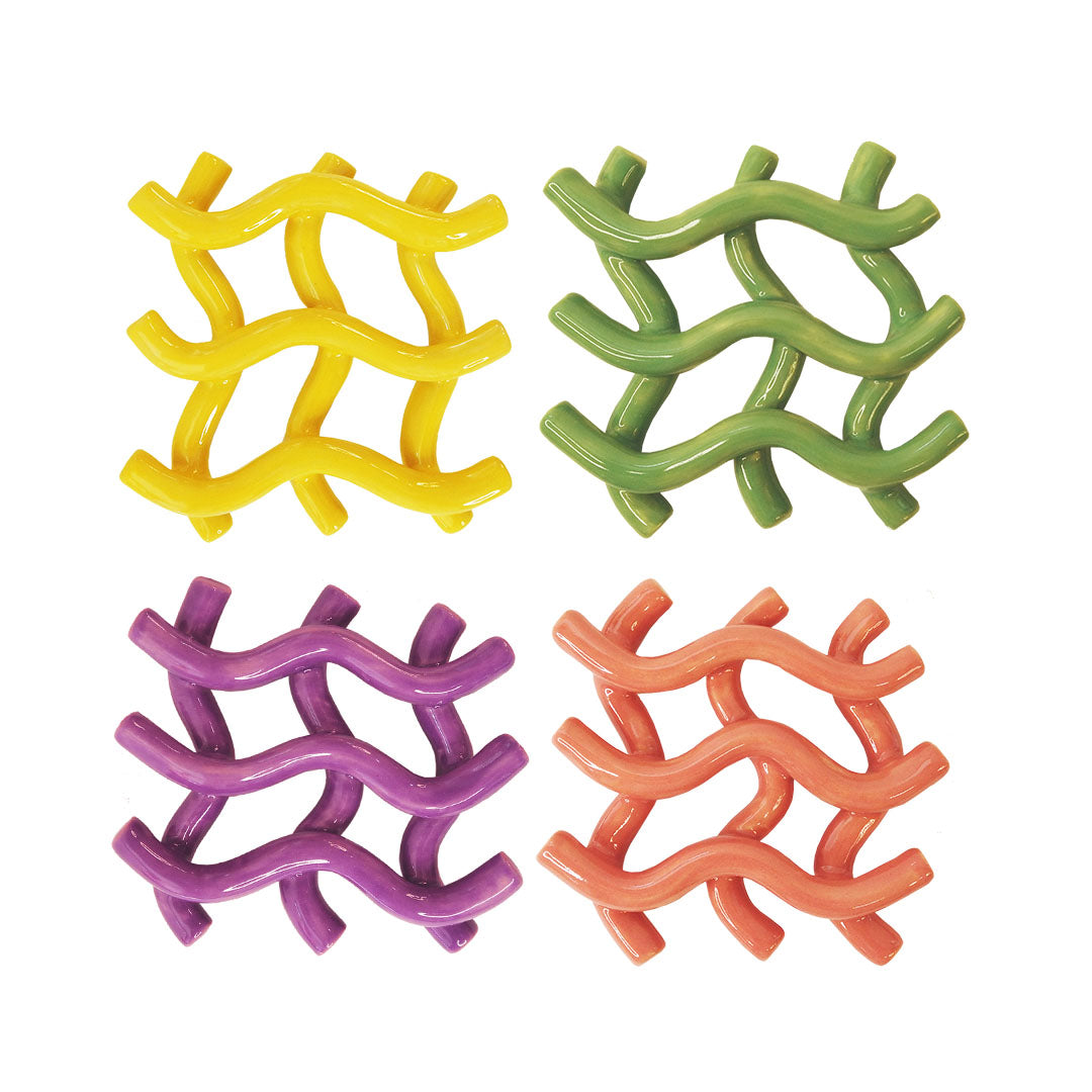 Naia Home-'Curly' Seramik Bardak Altlığı-Bardak Altlığı-1-Milagron.com