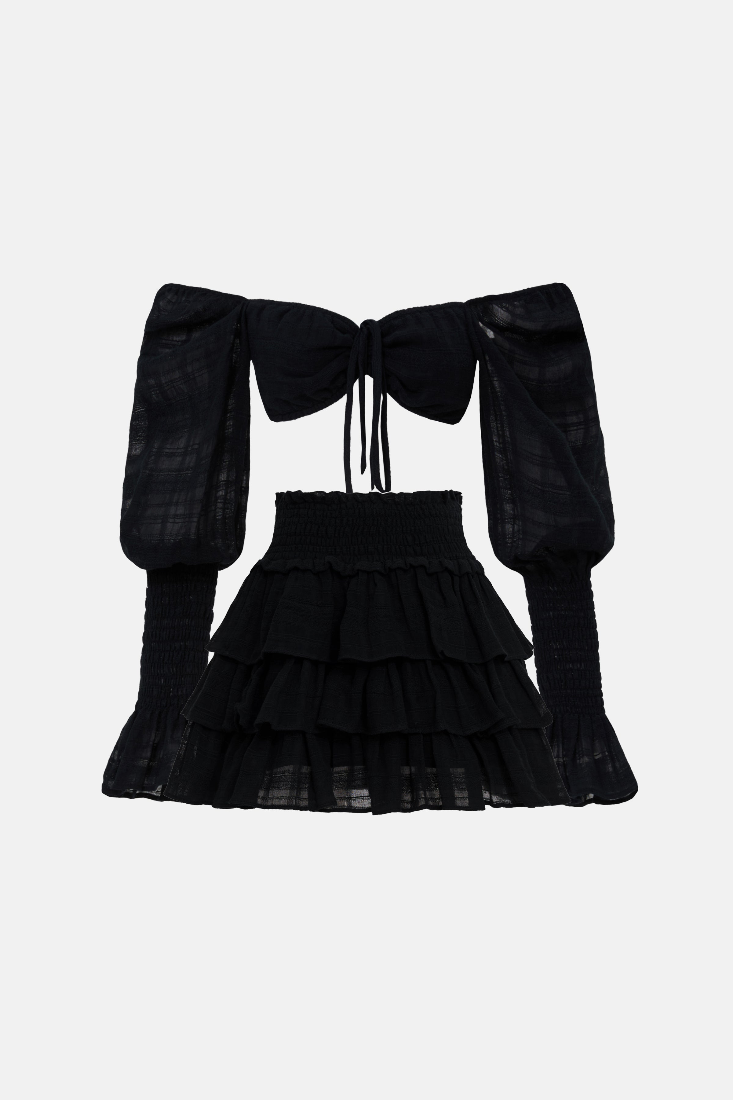 Naia-Kaia Takım / Si̇yah-Alt - Üst Takım-5-Milagron.com