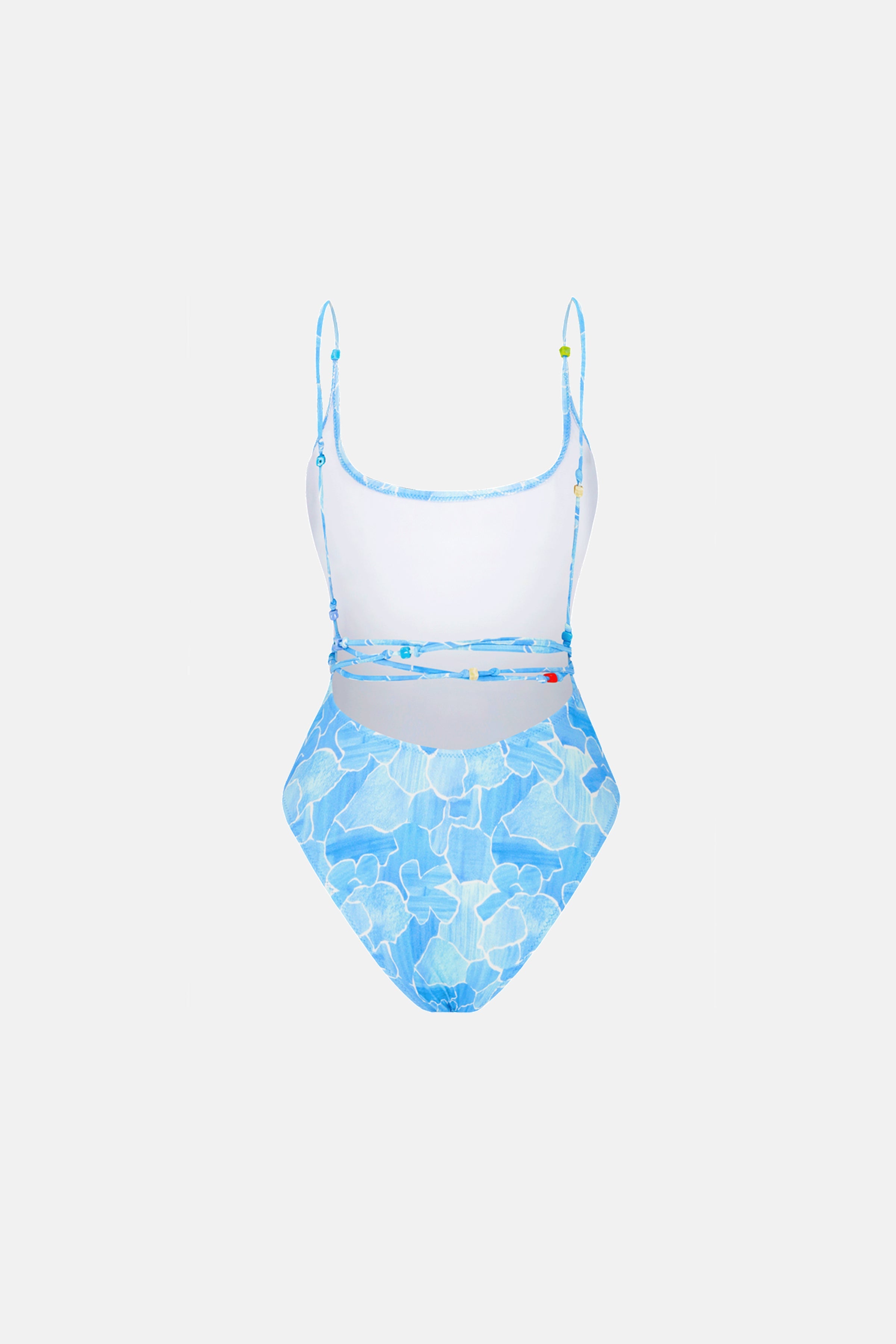 Naia-Leonita Boncuklu Mayo / Aquamarin Desenli-Bikini & Mayo-6-Milagron.com