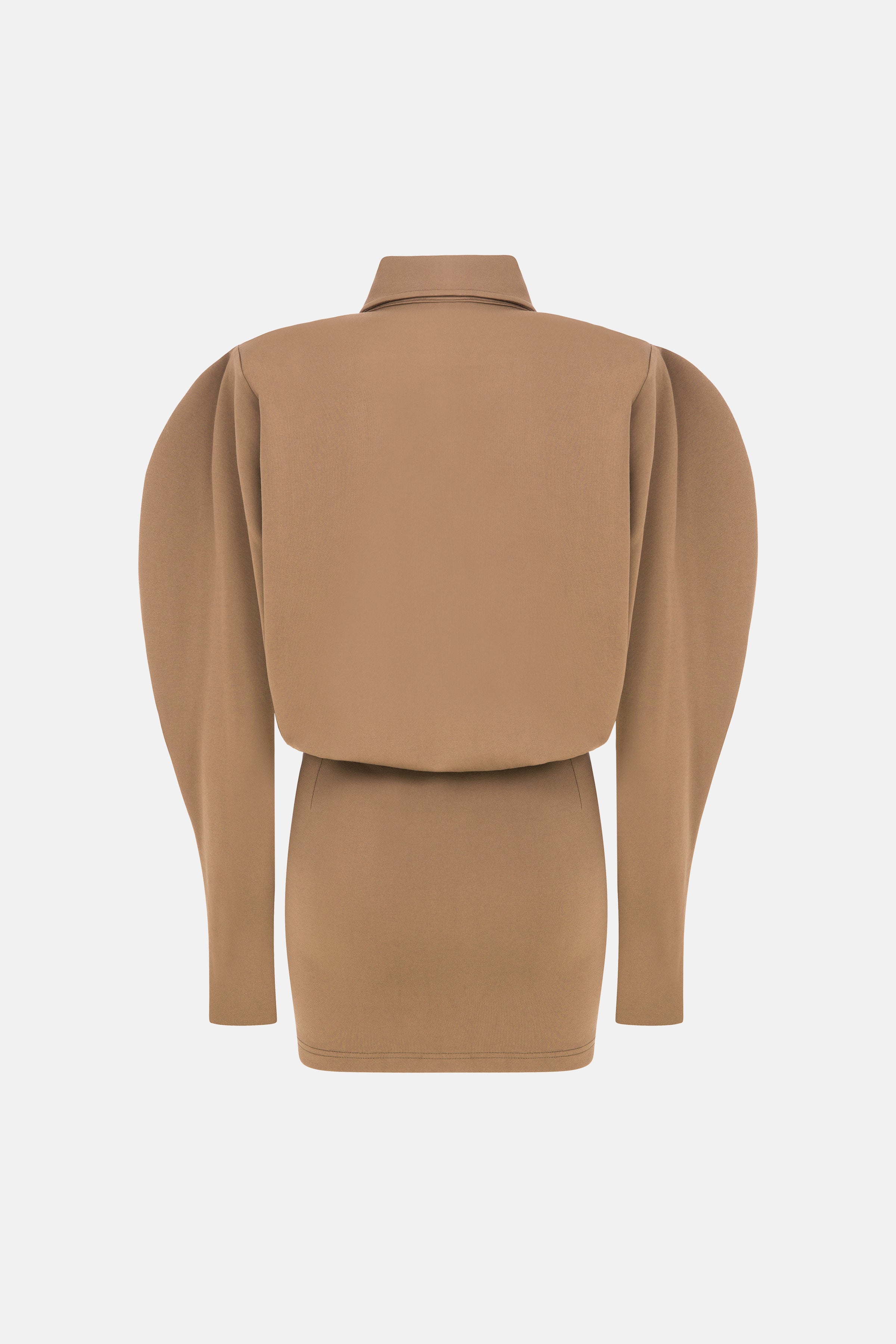 Naia-Lucky Elbise / Açık Kahverengi-Elbise-2-Milagron.com