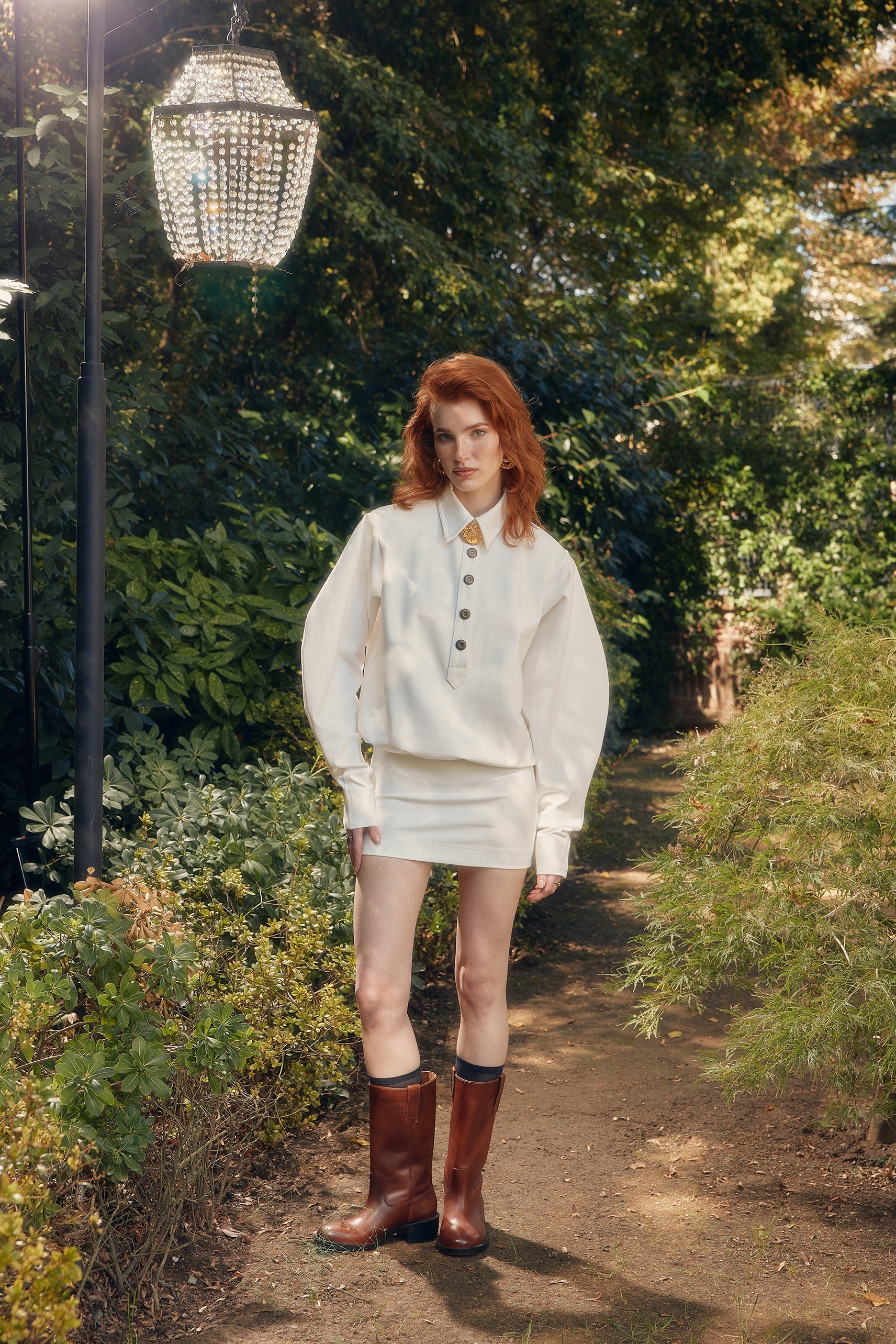 Naia-Lucky Elbise / Beyaz-Elbise-1-Milagron.com