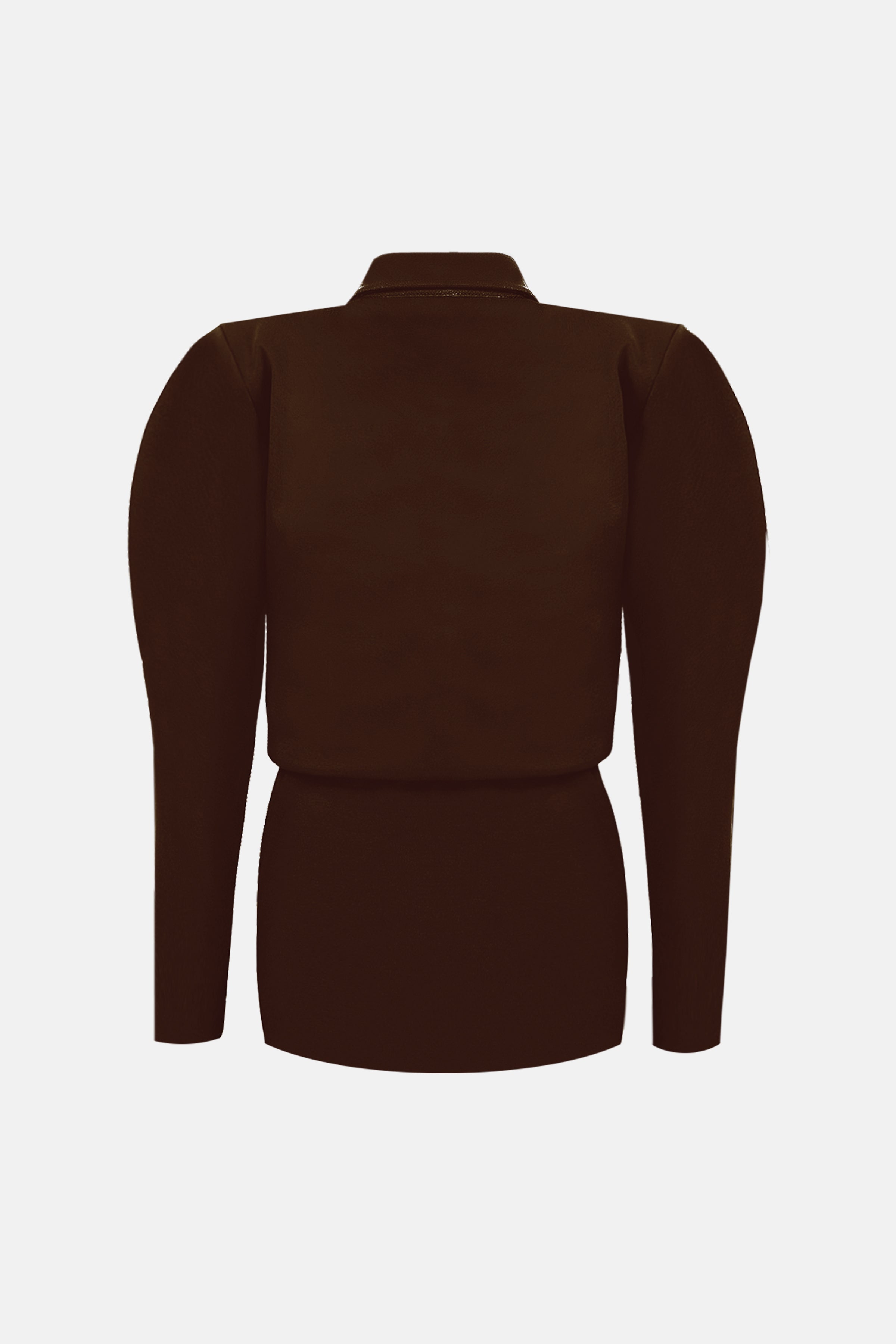 Naia-Lucky Elbise / Kahverengi-Elbise-2-Milagron.com