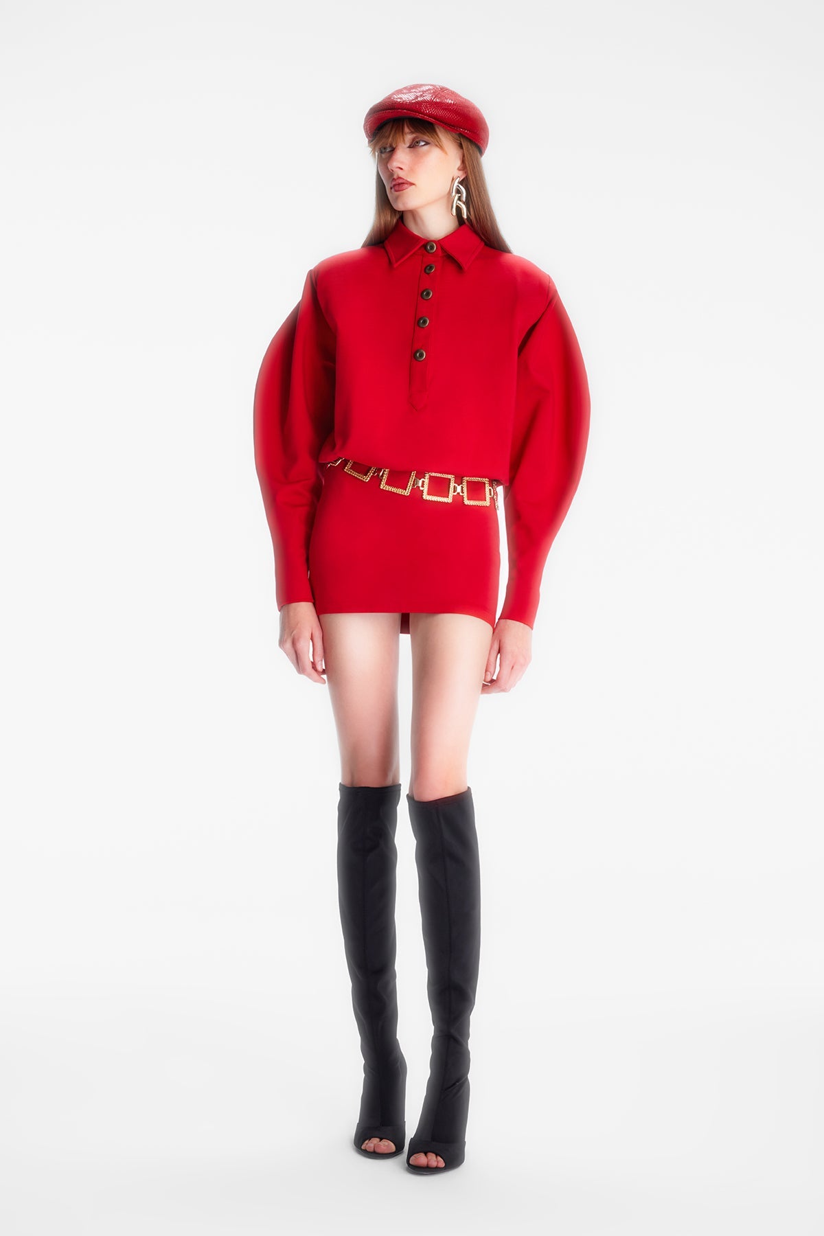 Naia-Lucky Elbise / Kırmızı-Elbise-2-Milagron.com