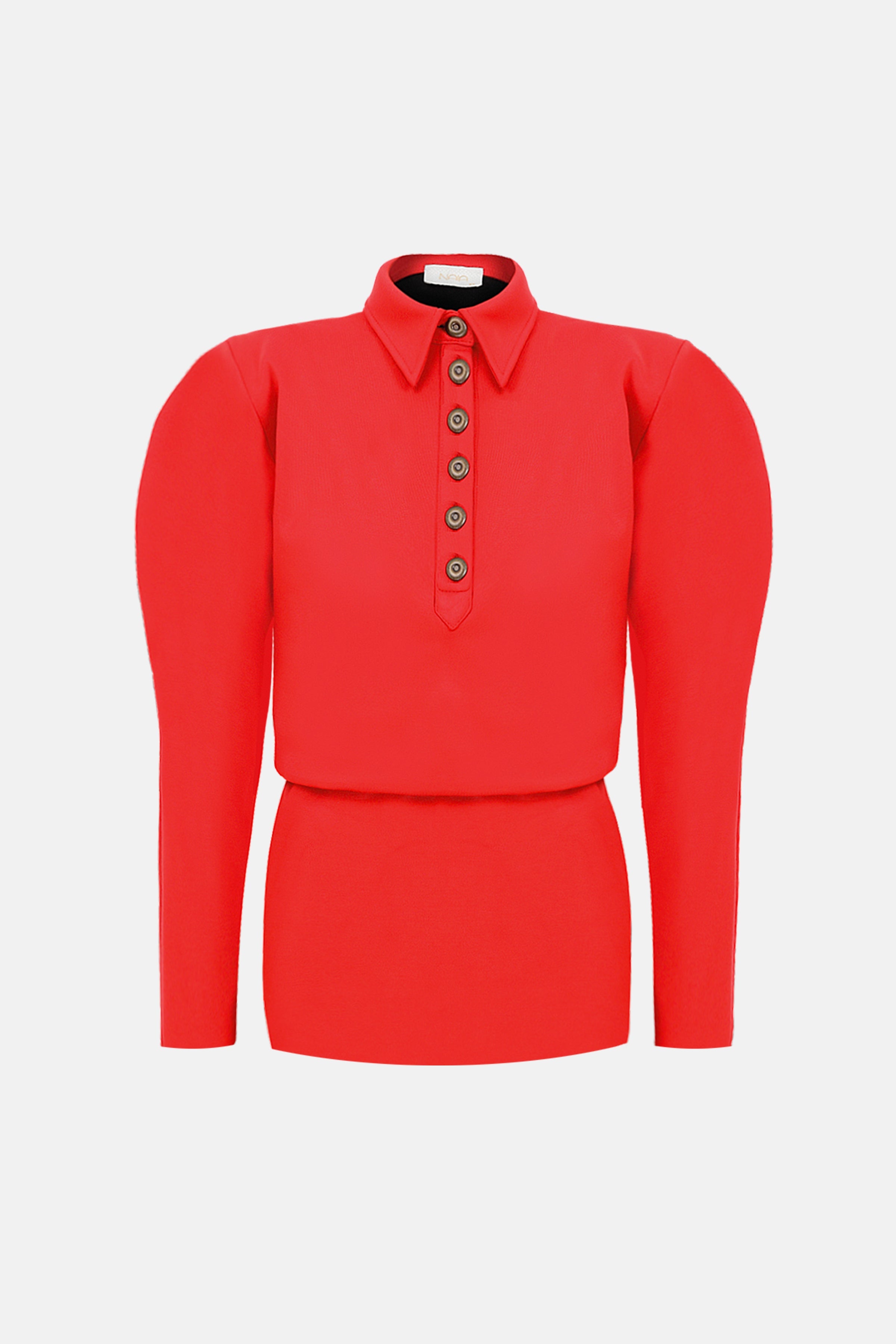 Naia-Lucky Elbise / Kırmızı-Elbise-5-Milagron.com