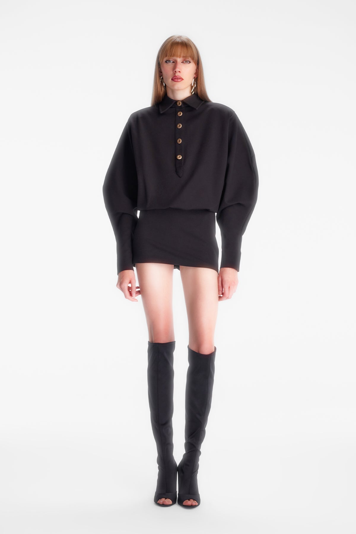 Naia-Lucky Elbise / Siyah-Elbise-1-Milagron.com