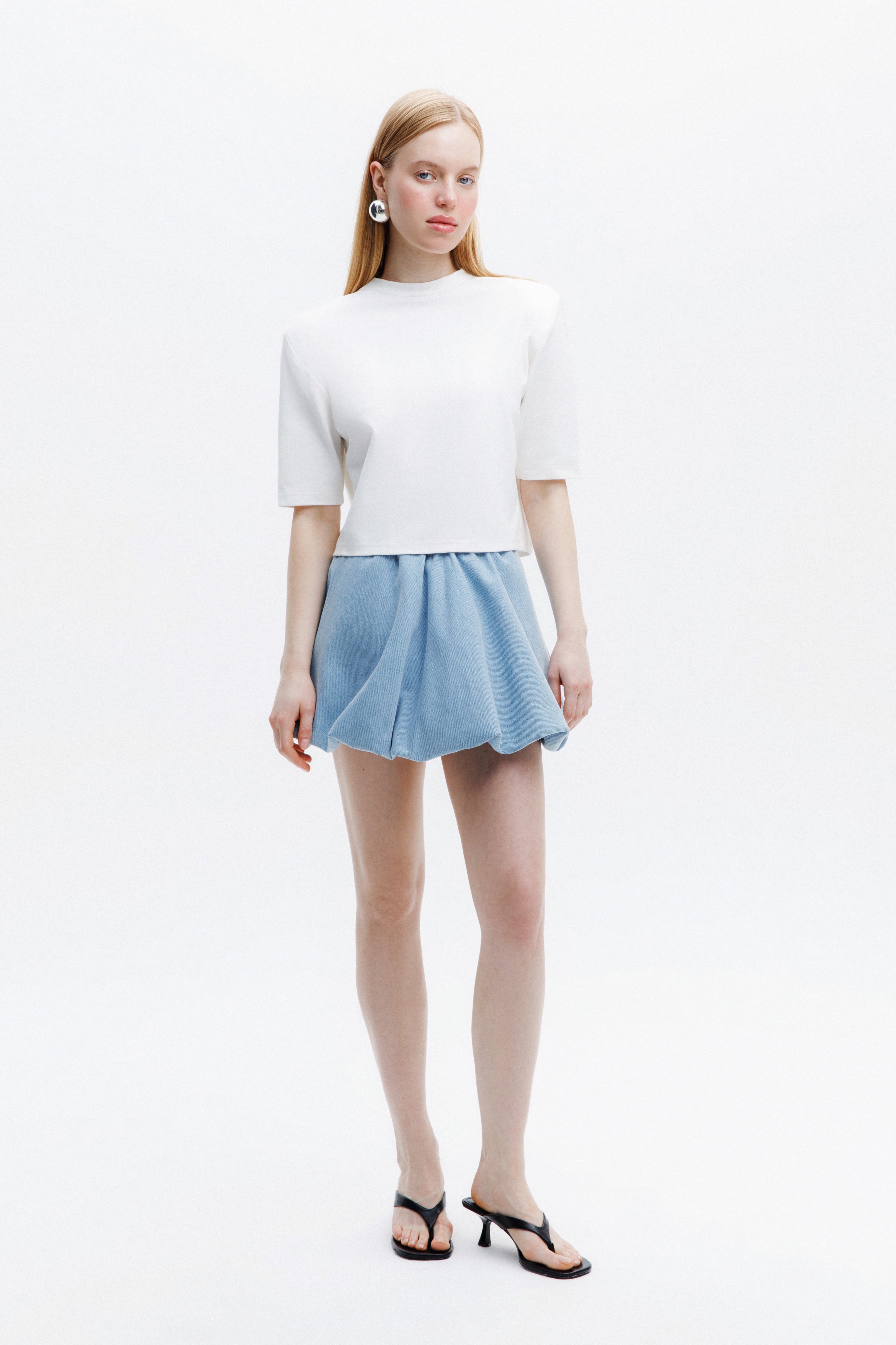 Miu T-Shirt / Beyaz