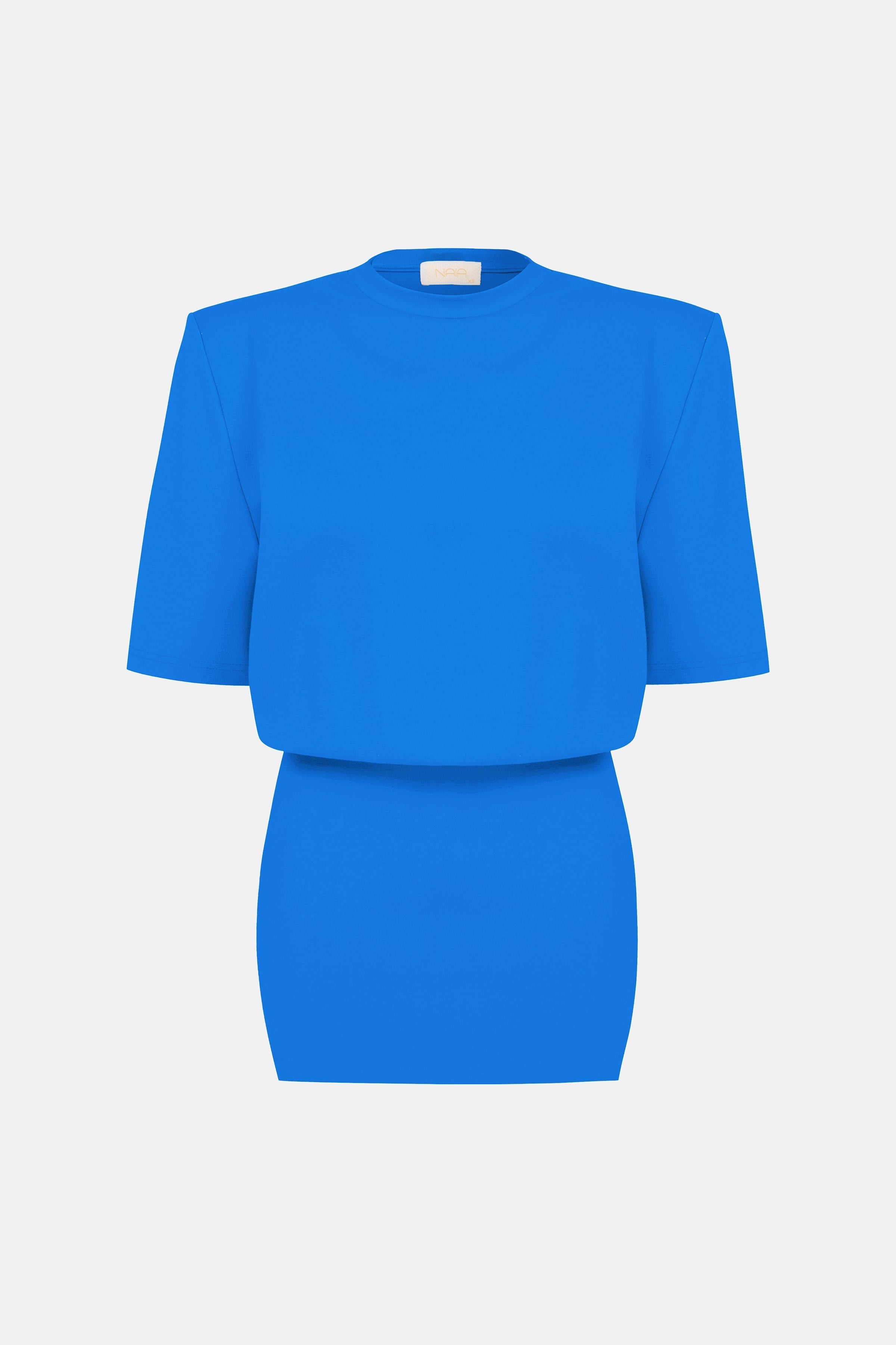 Naia-Miu T Shirt Elbi̇se / Mavi̇-Elbise-1-Milagron.com