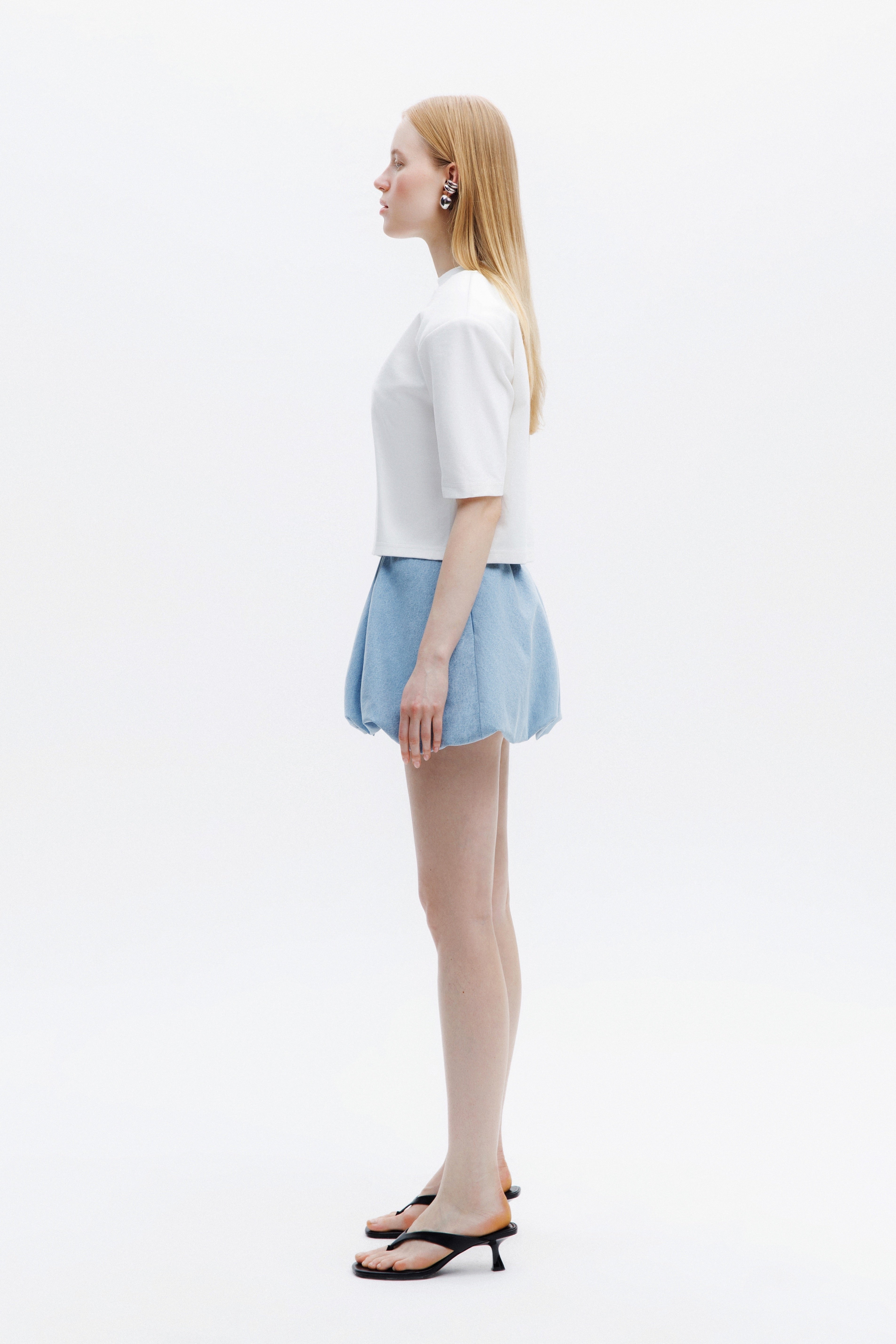 Naia-Nancy Balon Etek / Mavi̇ Deni̇m-Etek-5-Milagron.com