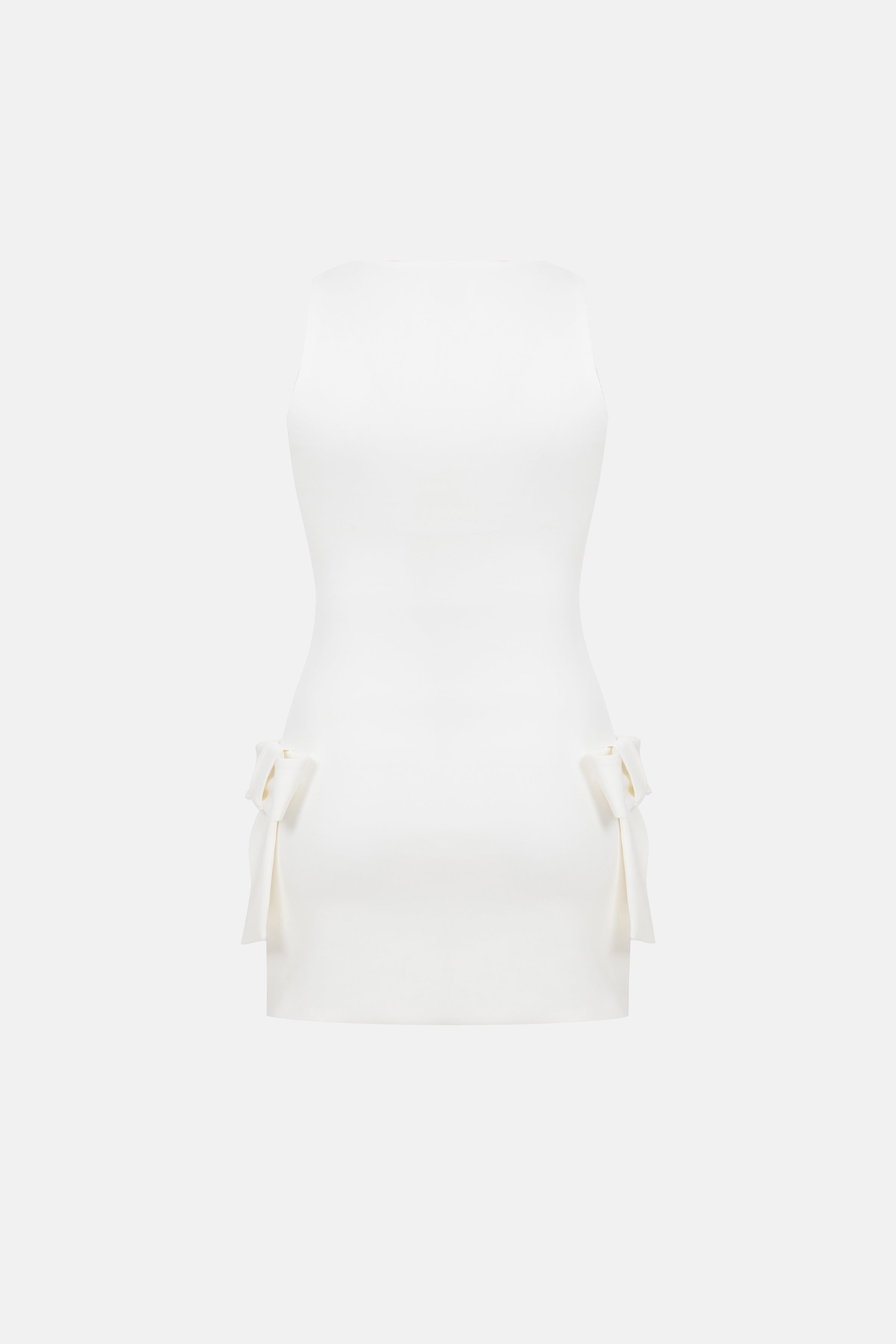 Naia-Odette Mini Elbise / Beyaz-Elbise-4-Milagron.com