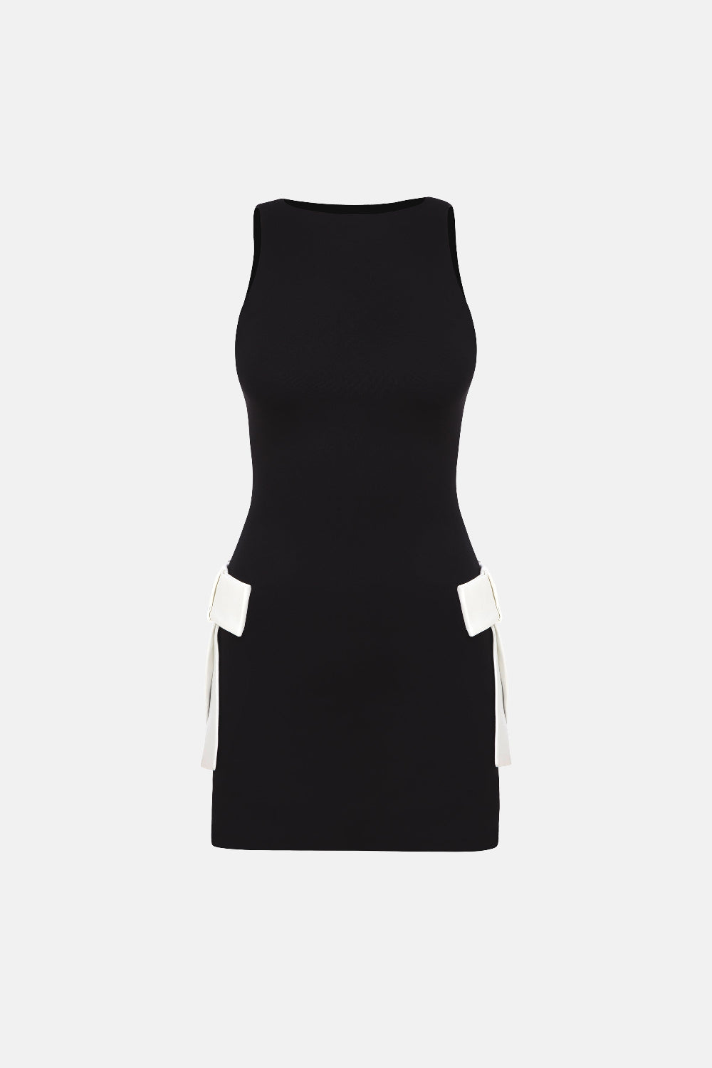 Naia-Odette Mi̇ni̇ Elbi̇se / Si̇yah Beyaz-Elbise-1-Milagron.com