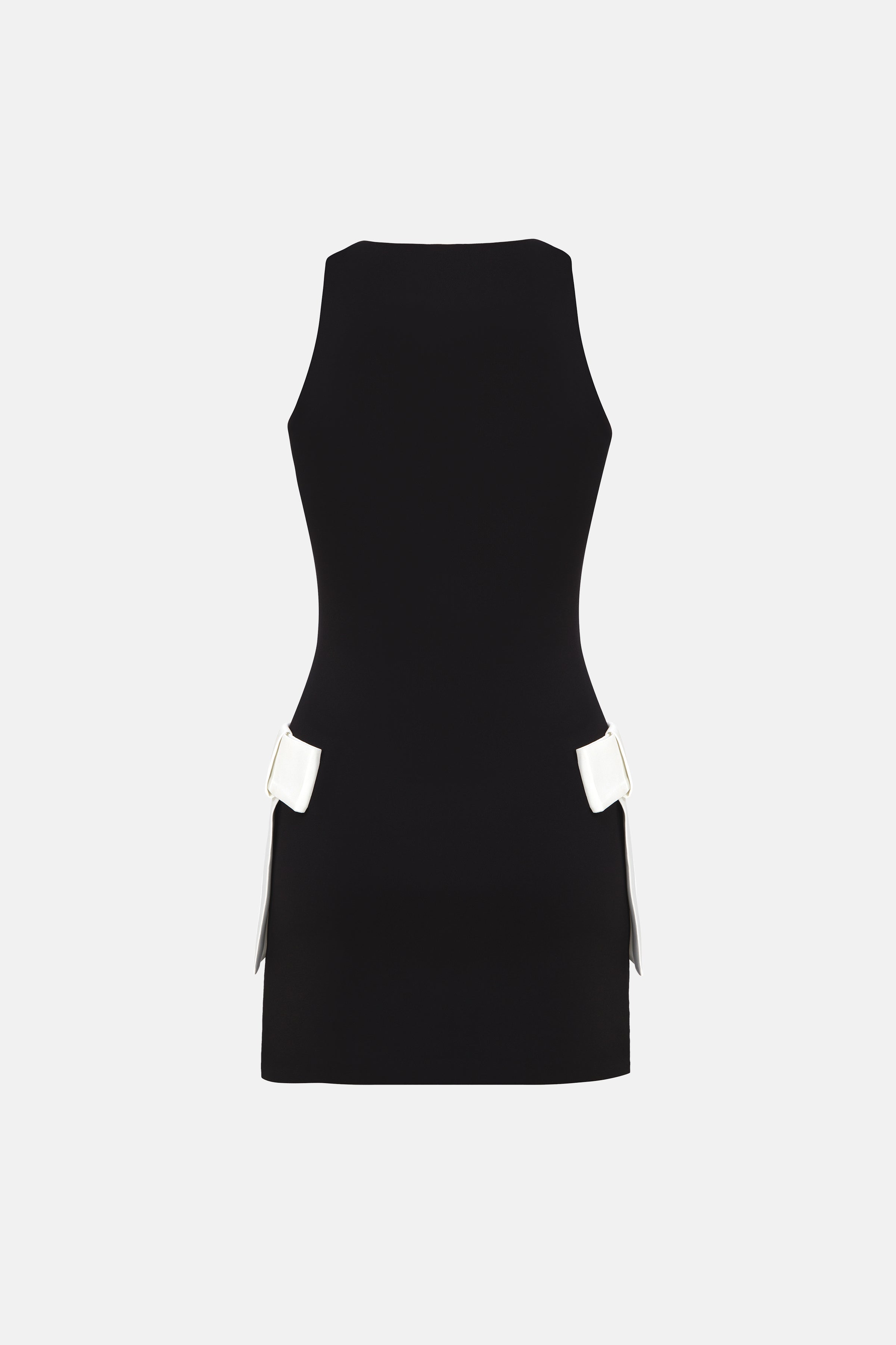 Naia-Odette Mi̇ni̇ Elbi̇se / Si̇yah Beyaz-Elbise-2-Milagron.com