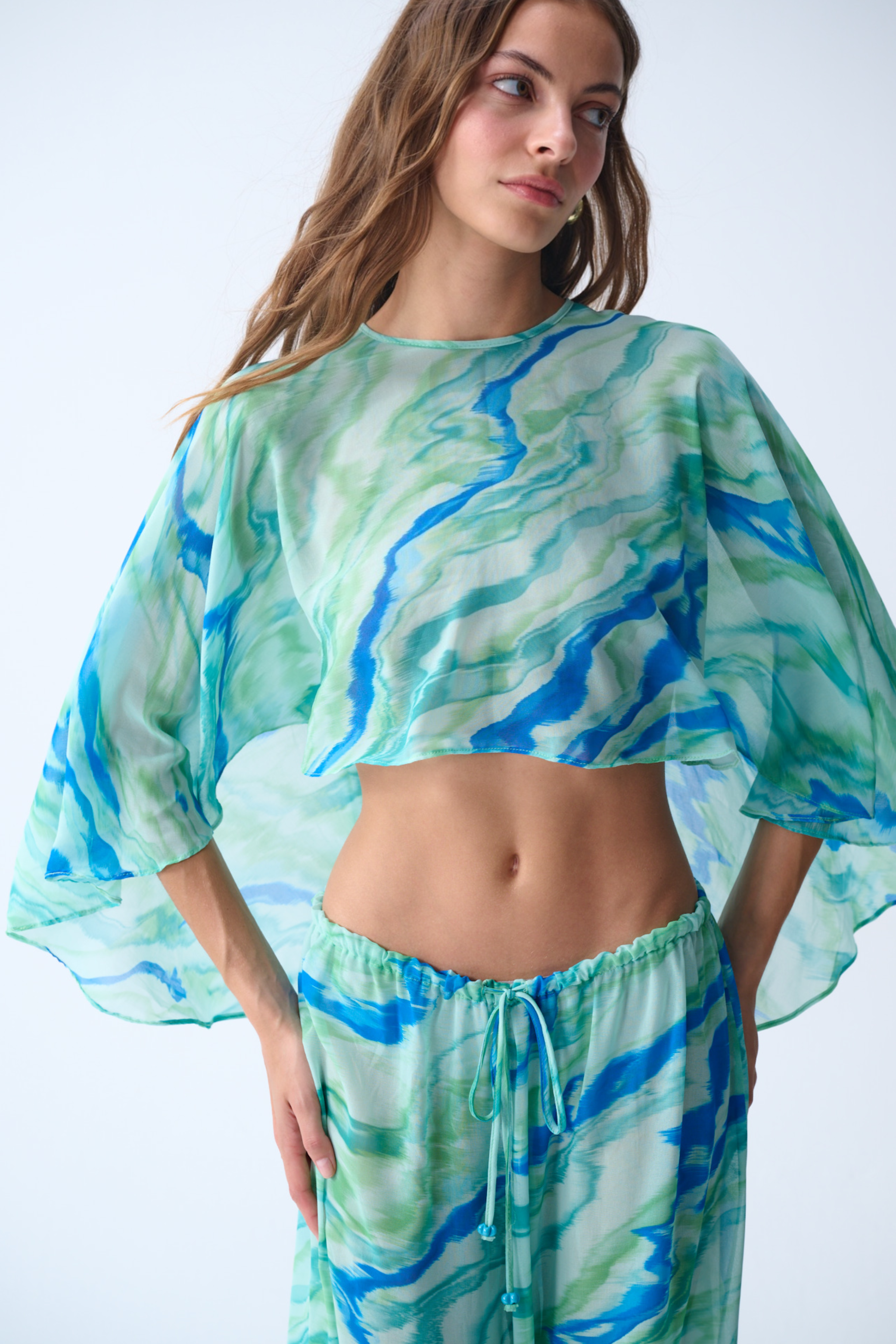 Summer PeleriN / MiNt Desenli