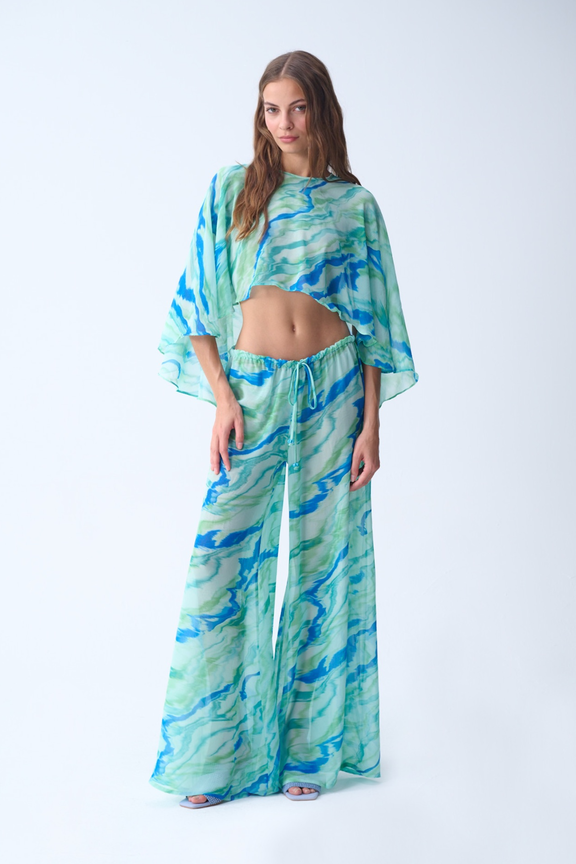 Summer PeleriN / MiNt Desenli