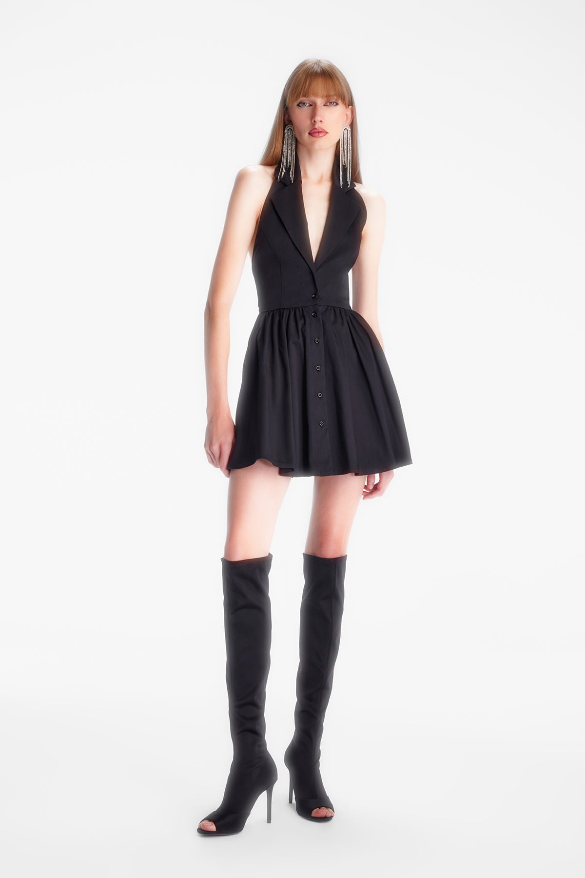 Naia-Sunray Mi̇ni̇ Elbi̇se / Si̇yah-Elbise-2-Milagron.com