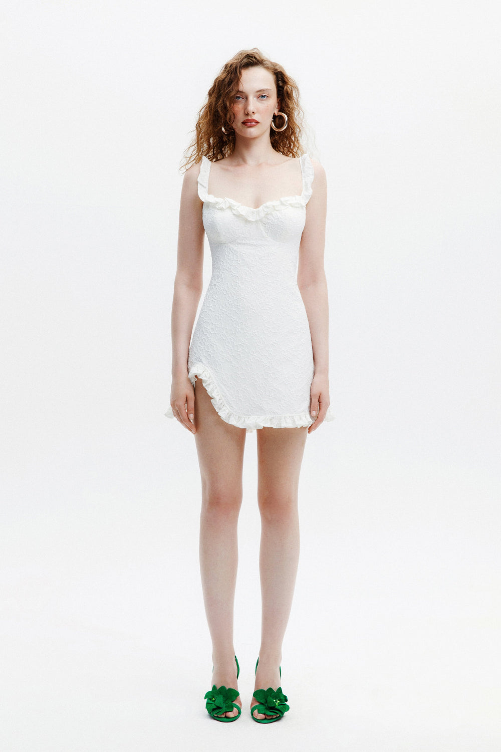 Naia-Wild Rose Elbi̇se / Ekru-Elbise-3-Milagron.com