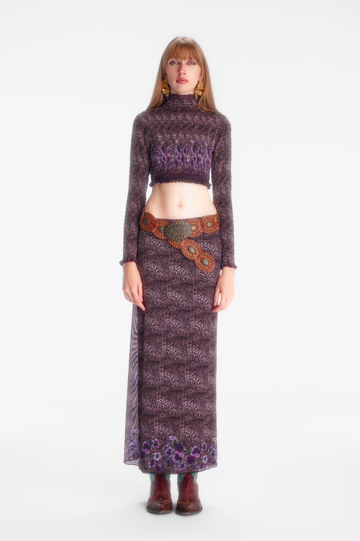 Naia-Zeya Bluz / Leopar Desenli-Bluz-2-Milagron.com