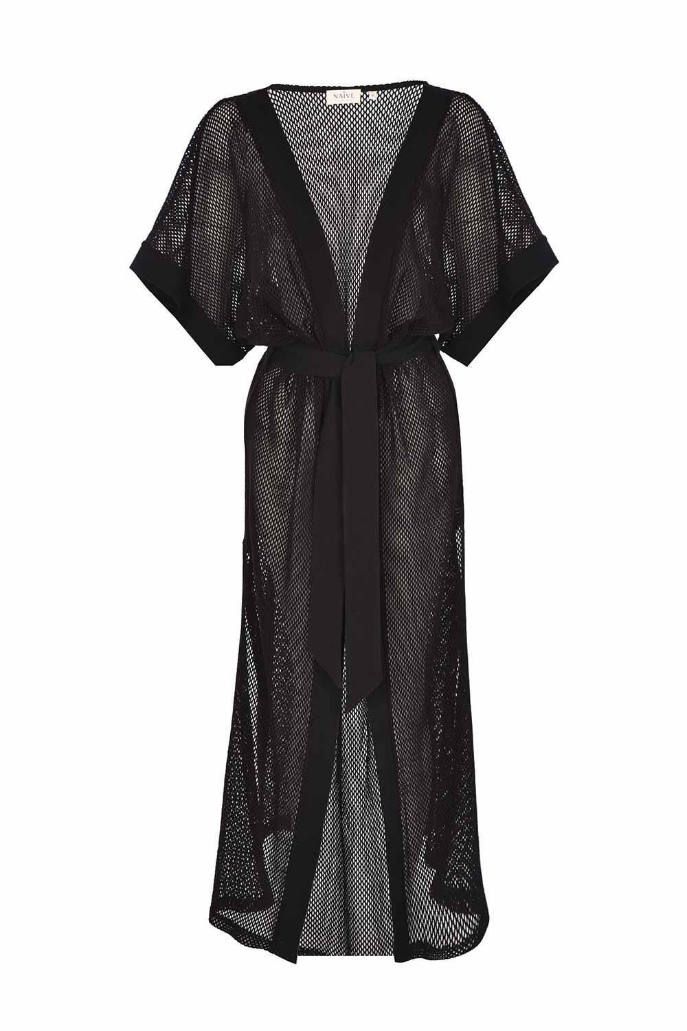 Naïve Atelier-Ambrosia Siyah-Kimono-3-Milagron.com