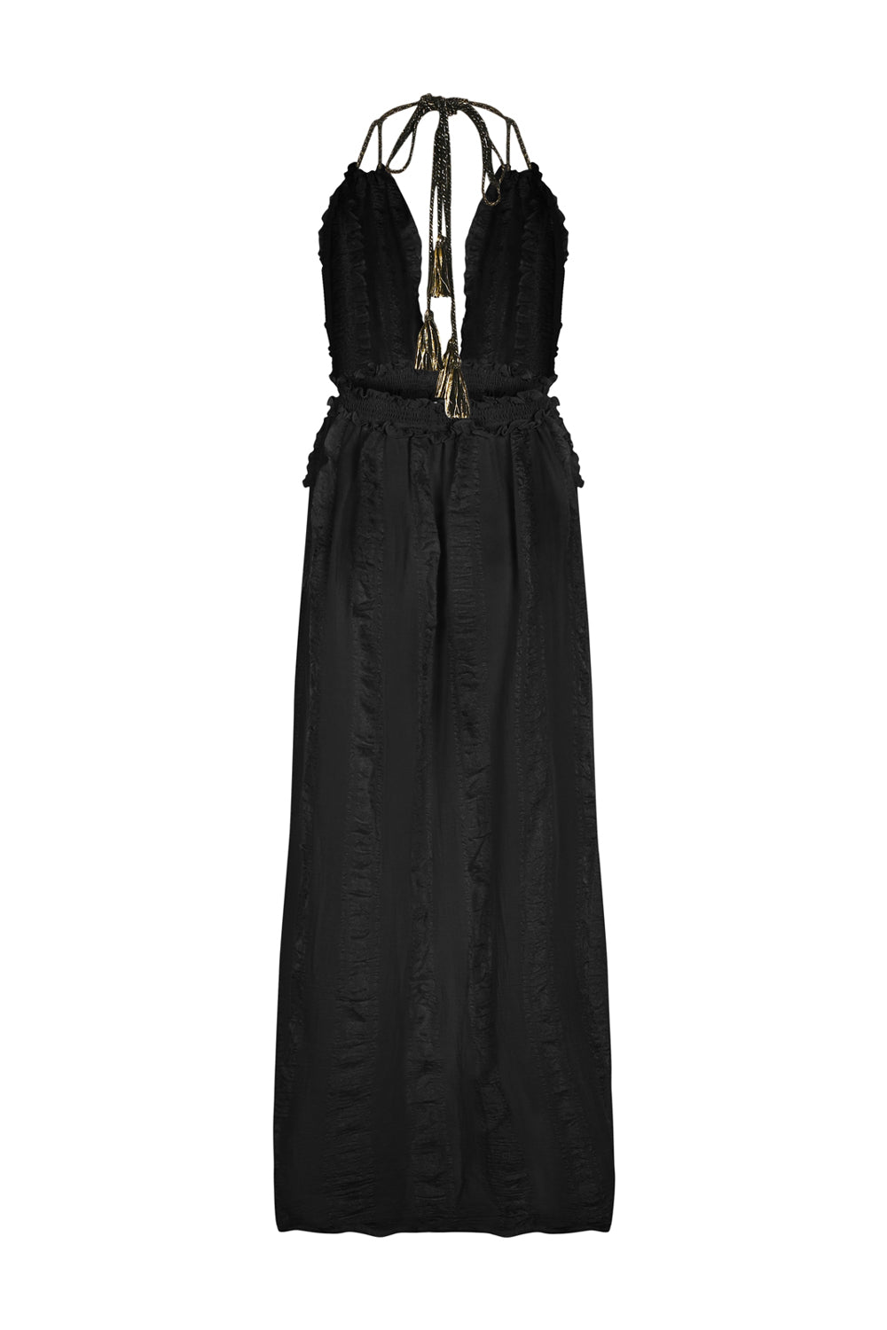 Naïve Atelier-Goldie Elbise Siyah-Elbise-3-Milagron.com