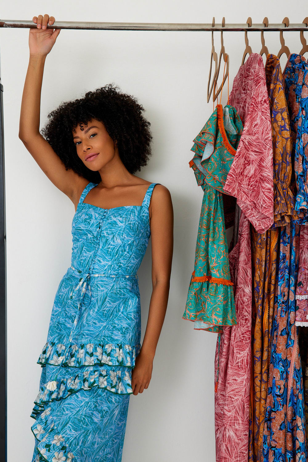 Nammu-Asimetrik Askılı Elbise-Elbise-3-Milagron.com