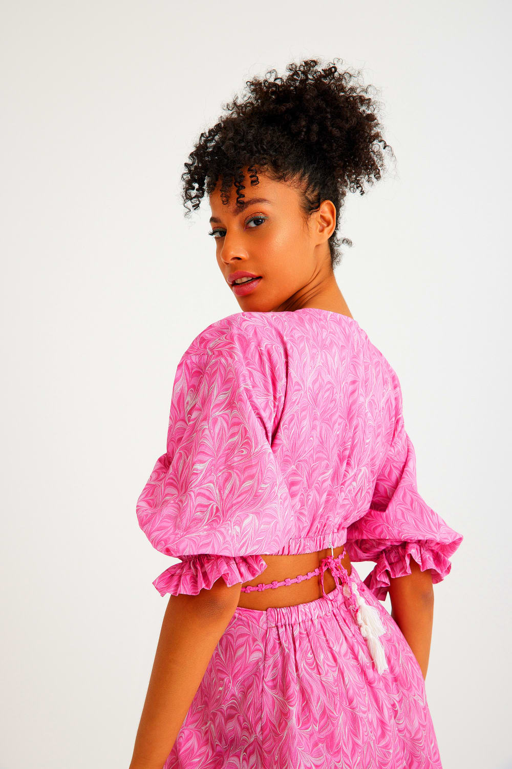 Nammu-Halka Detaylı Mini Elbise-Elbise-2-Milagron.com